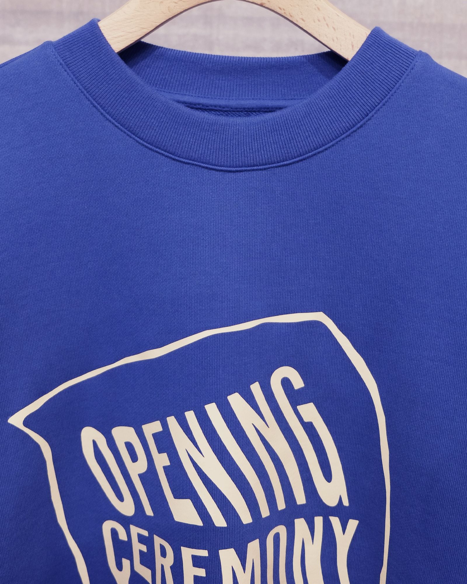 Warped Logo Regular Crewneck