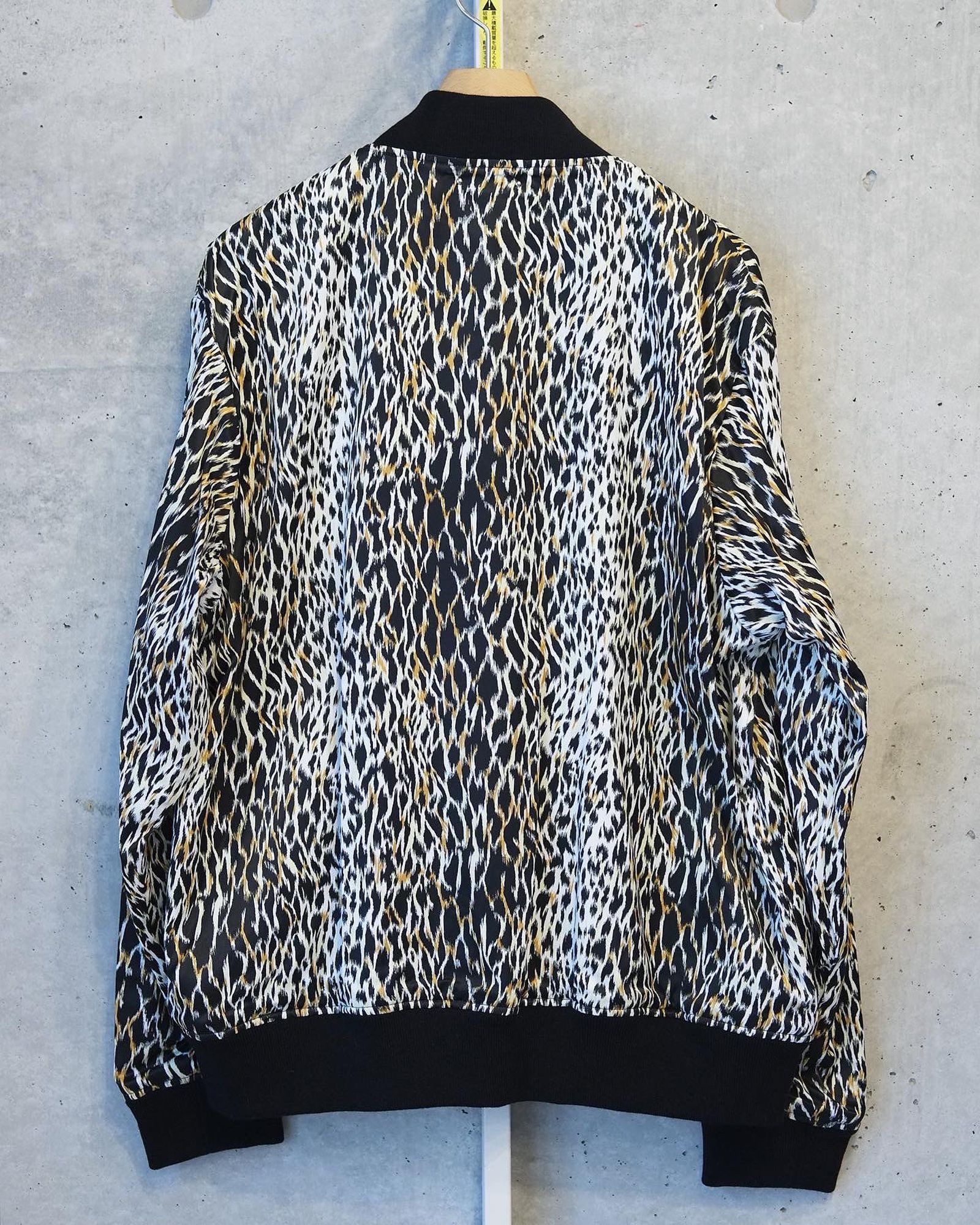 Leopard RC.Satin Rib Zip Blouson