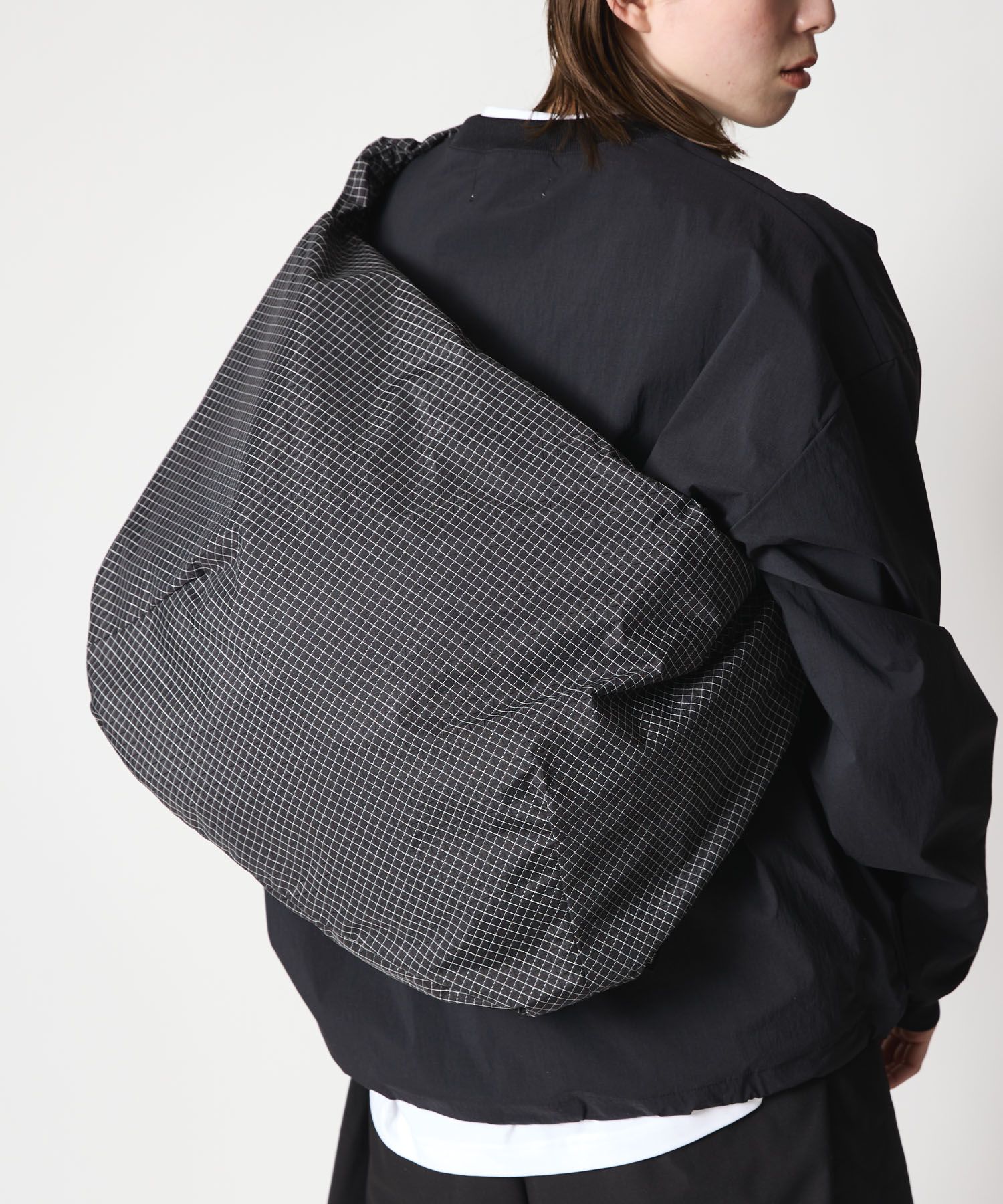 GATHER MESSENGER BAG / ギャザー メッセンジャーバッグ / グラフチェック /  MTM-BG-0372-26-A
