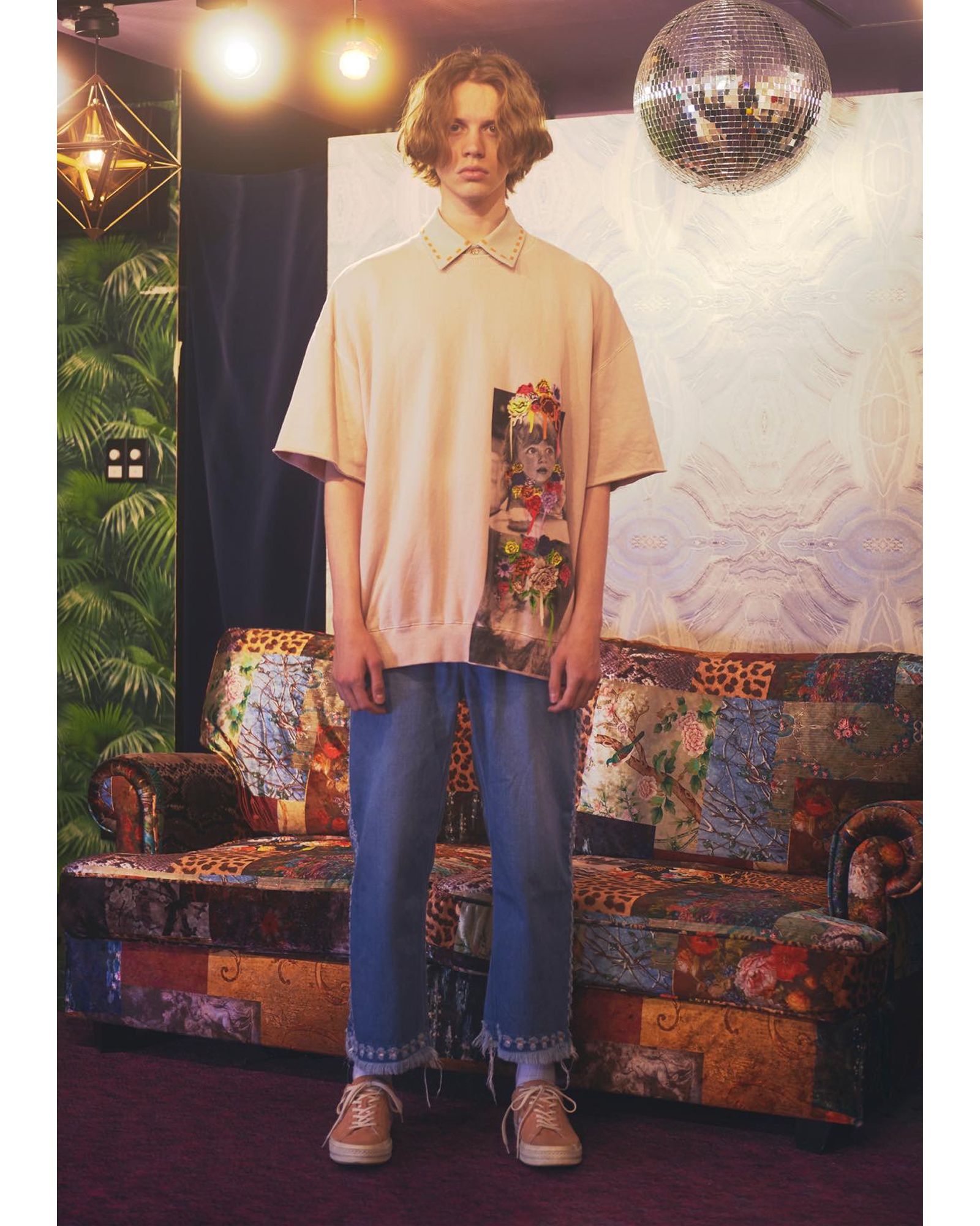 Laser Stitch Jeans
