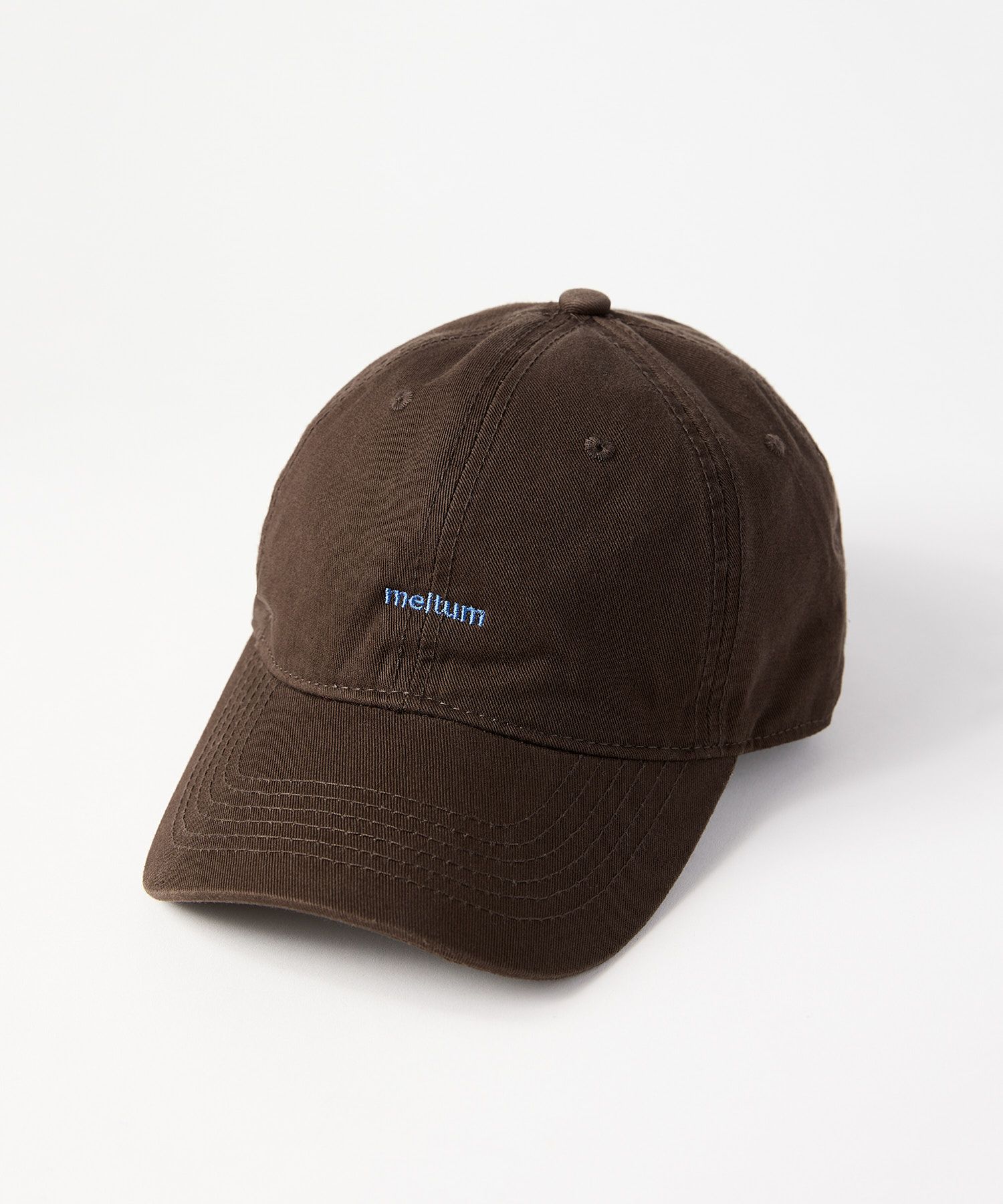 Basic Logo Cap / ベーシック ロゴ キャップ/ ブラウン / MTM-HT-0334-25-A