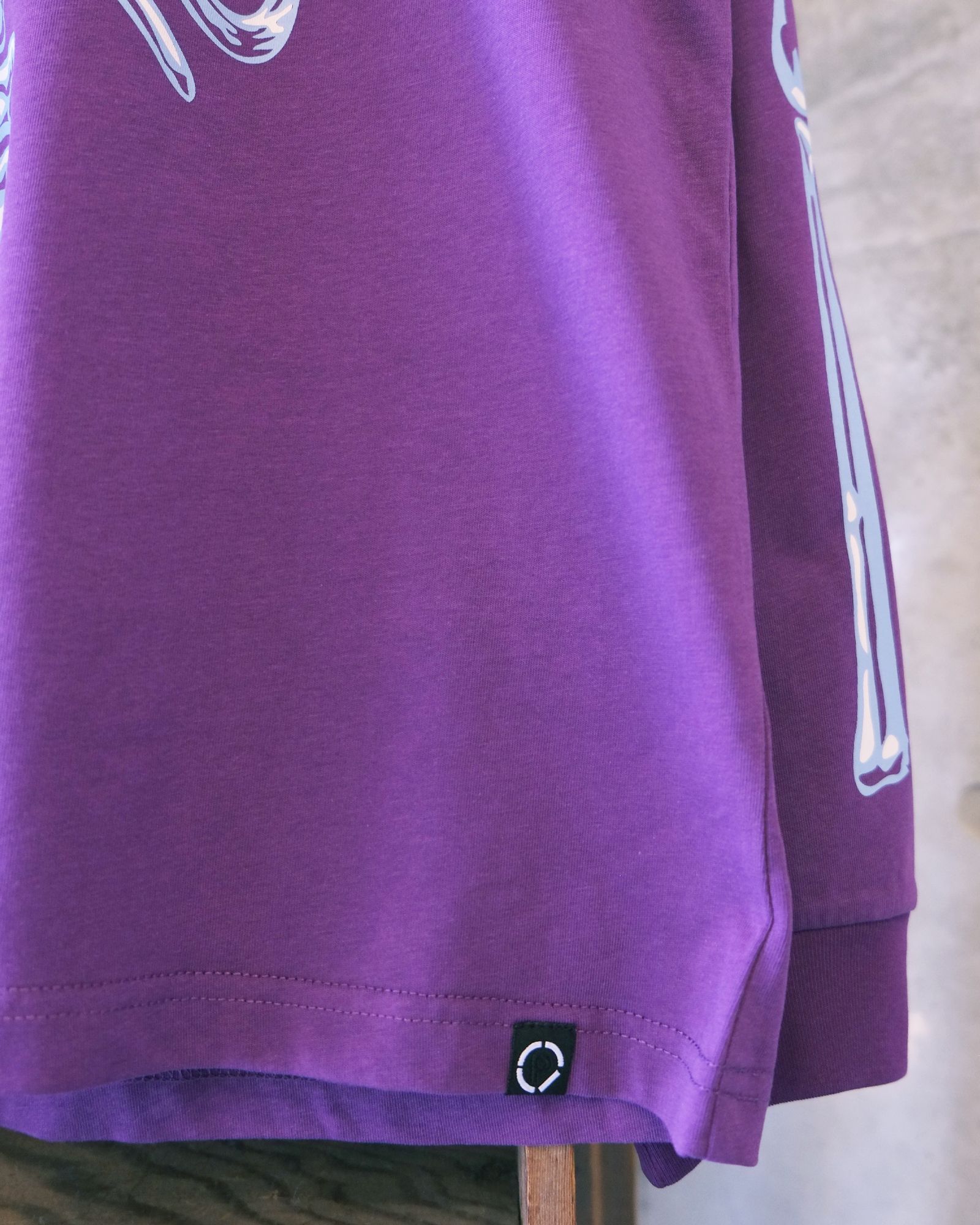 Bone L/S Tee / ボーン ロングスリーブTシャツ / パープル / PD-262-LCS-051