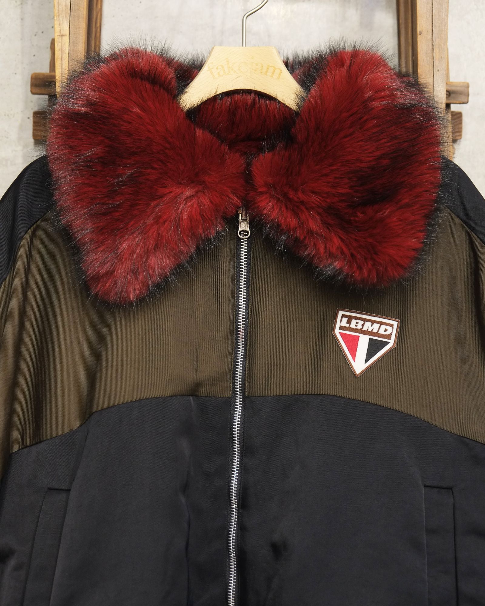 Reversible Fur Jacket / ファー ブルゾン / レッド / LM-26aw-2205