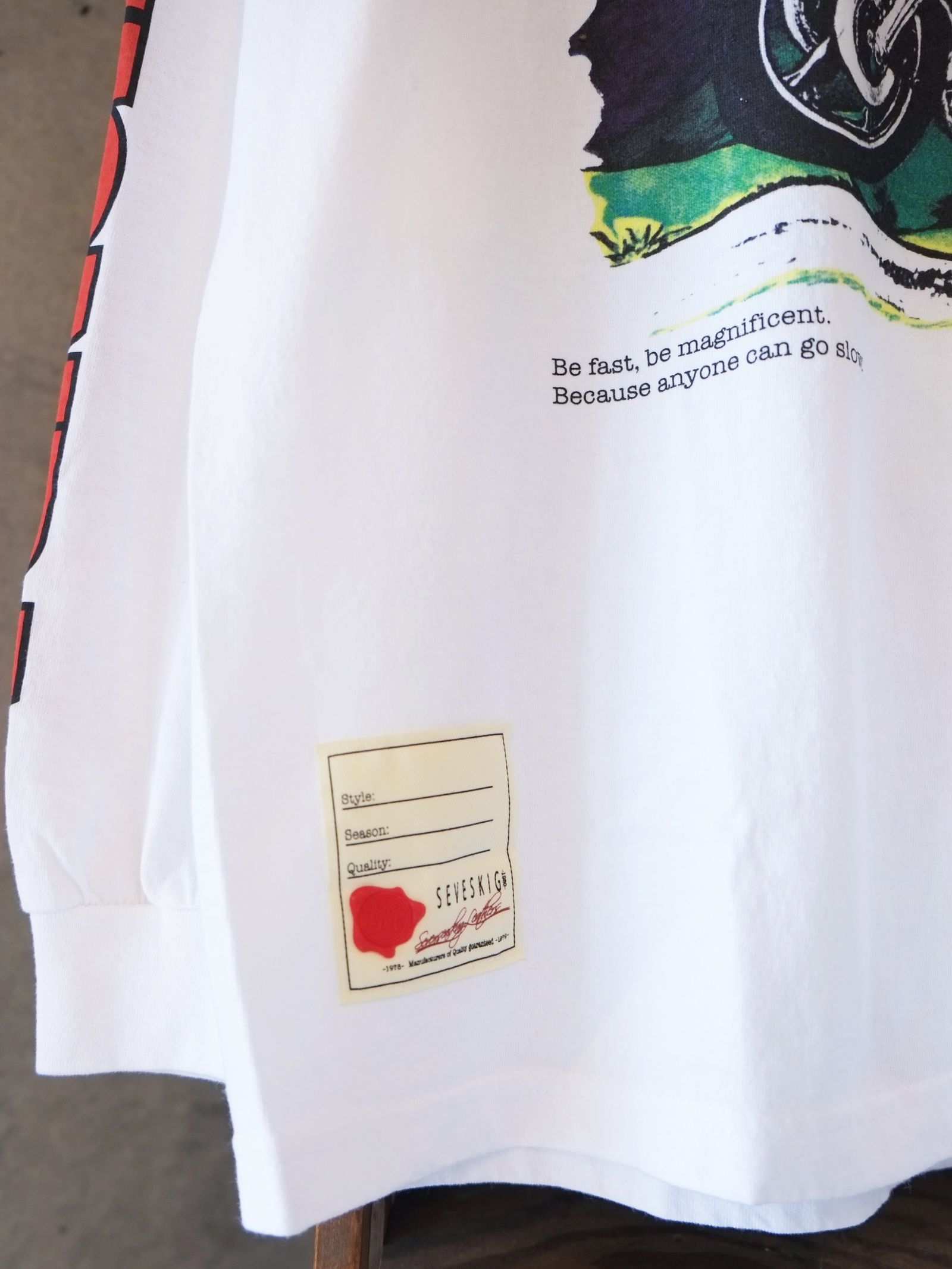 Honda vs SEV CBX1000 L/SL TEE / ロングスリーブ Tシャツ / ホワイト / CT-SV-NRA-1008