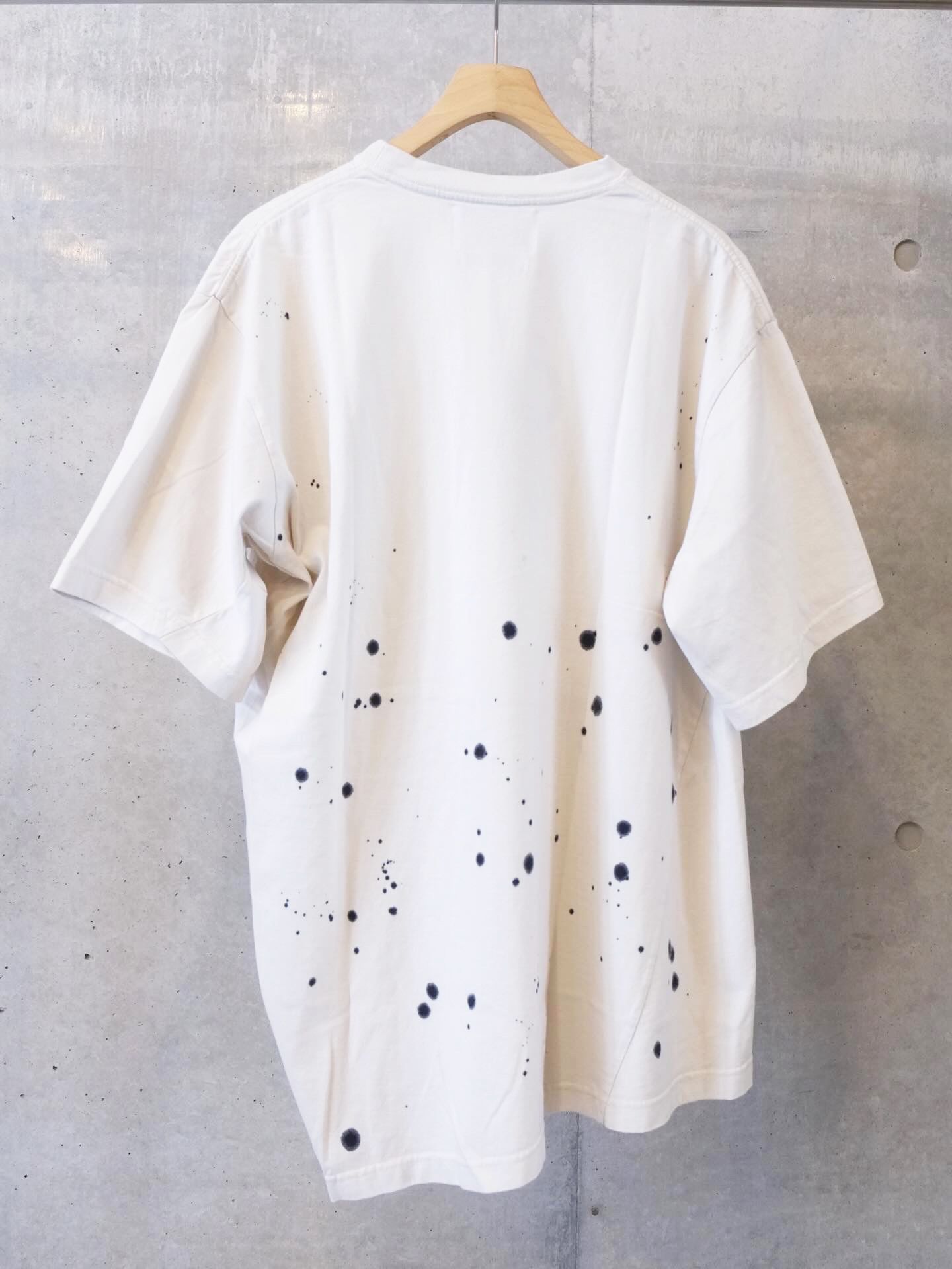 Hand Dye Twist Tee Shirt/ SOMEPLACE ELSE