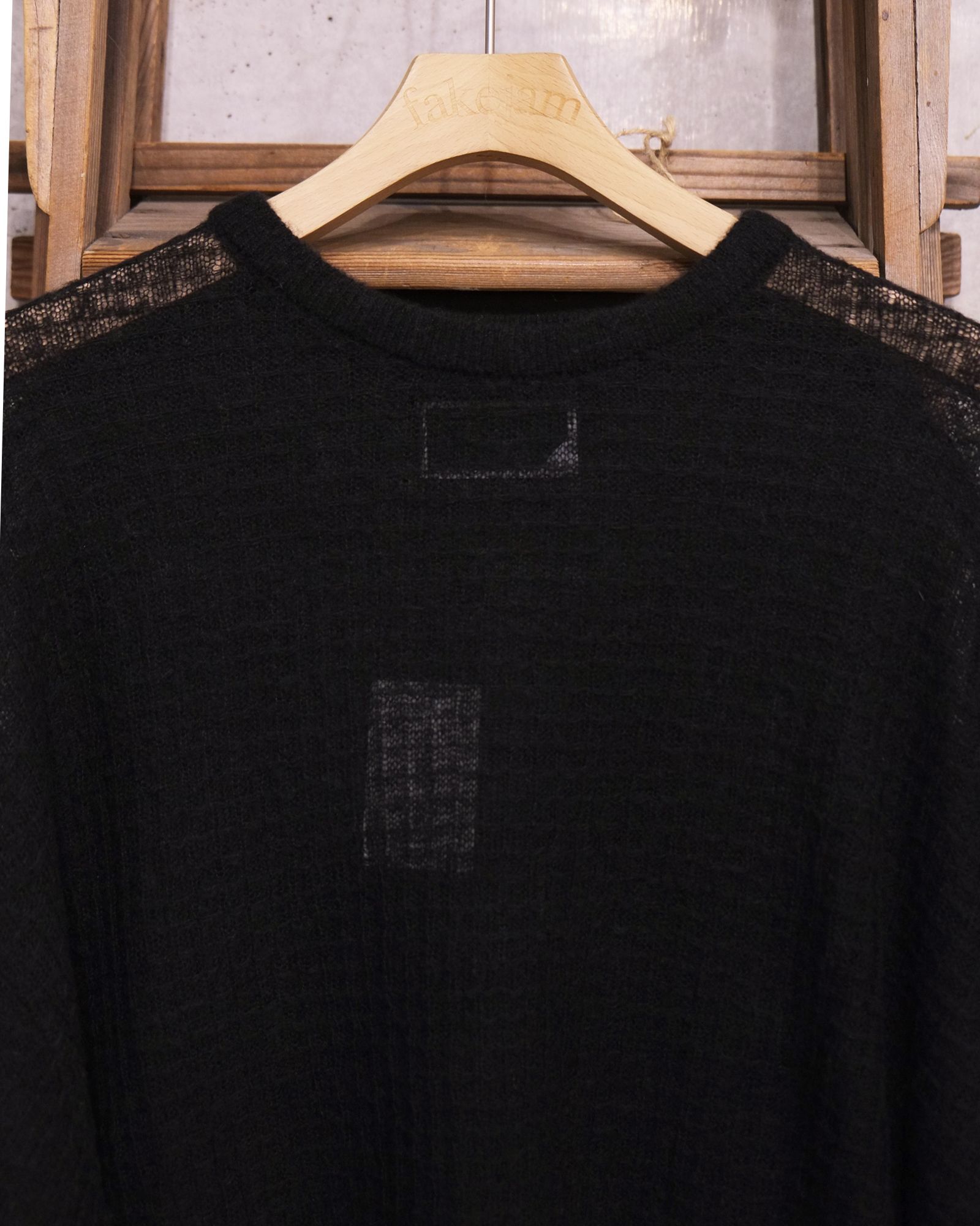 Aiy Merino Waffle Sweater / ニット / ブラック / PD-262-KN-071