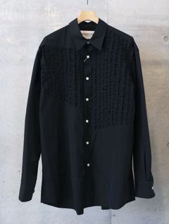 Frilled Patchwork Shirt