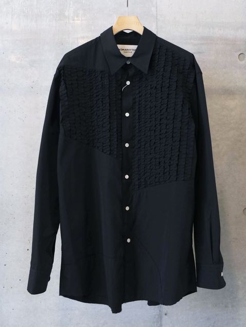 Frilled Patchwork Shirt