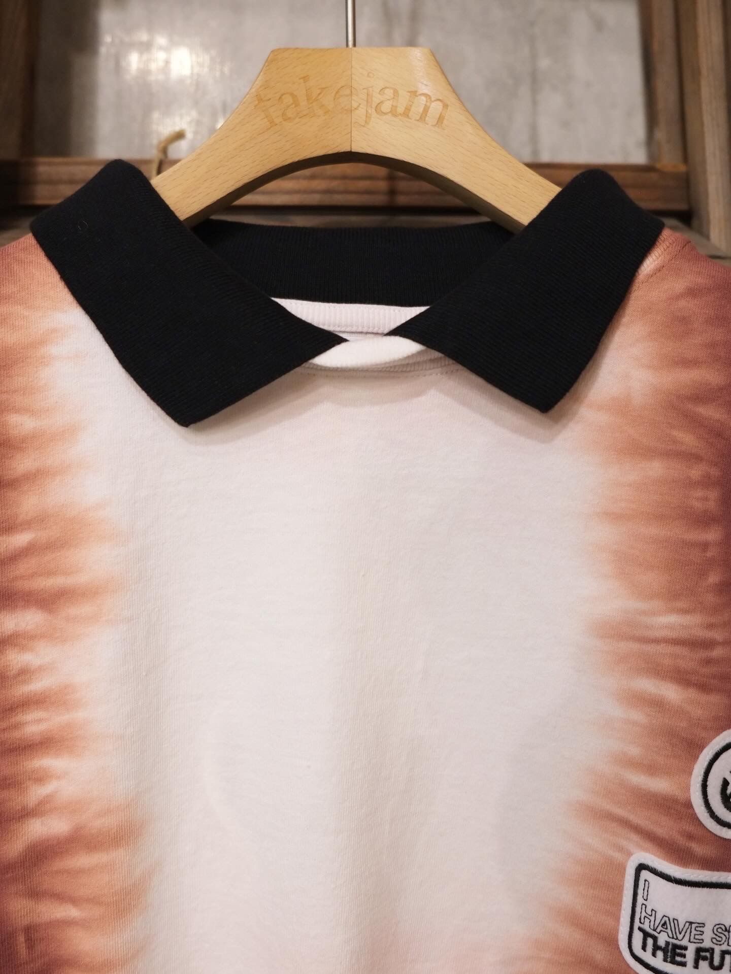 Hand Dye Polo Tee Shirt