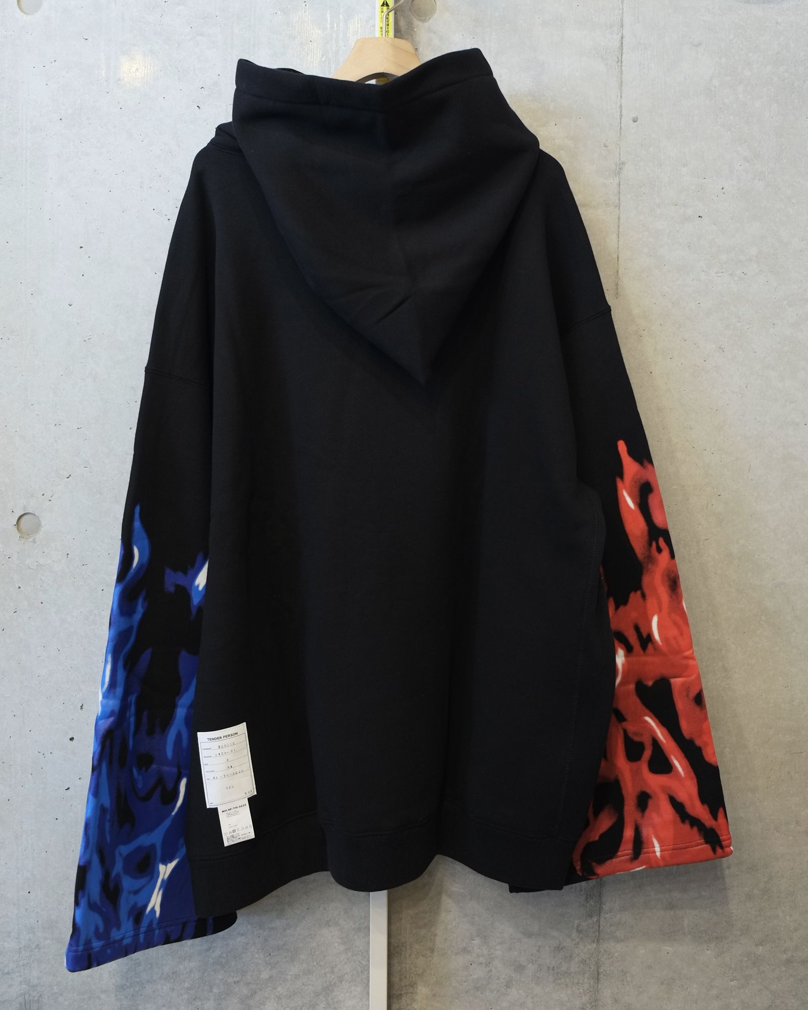 Flame Pettern Hoodie