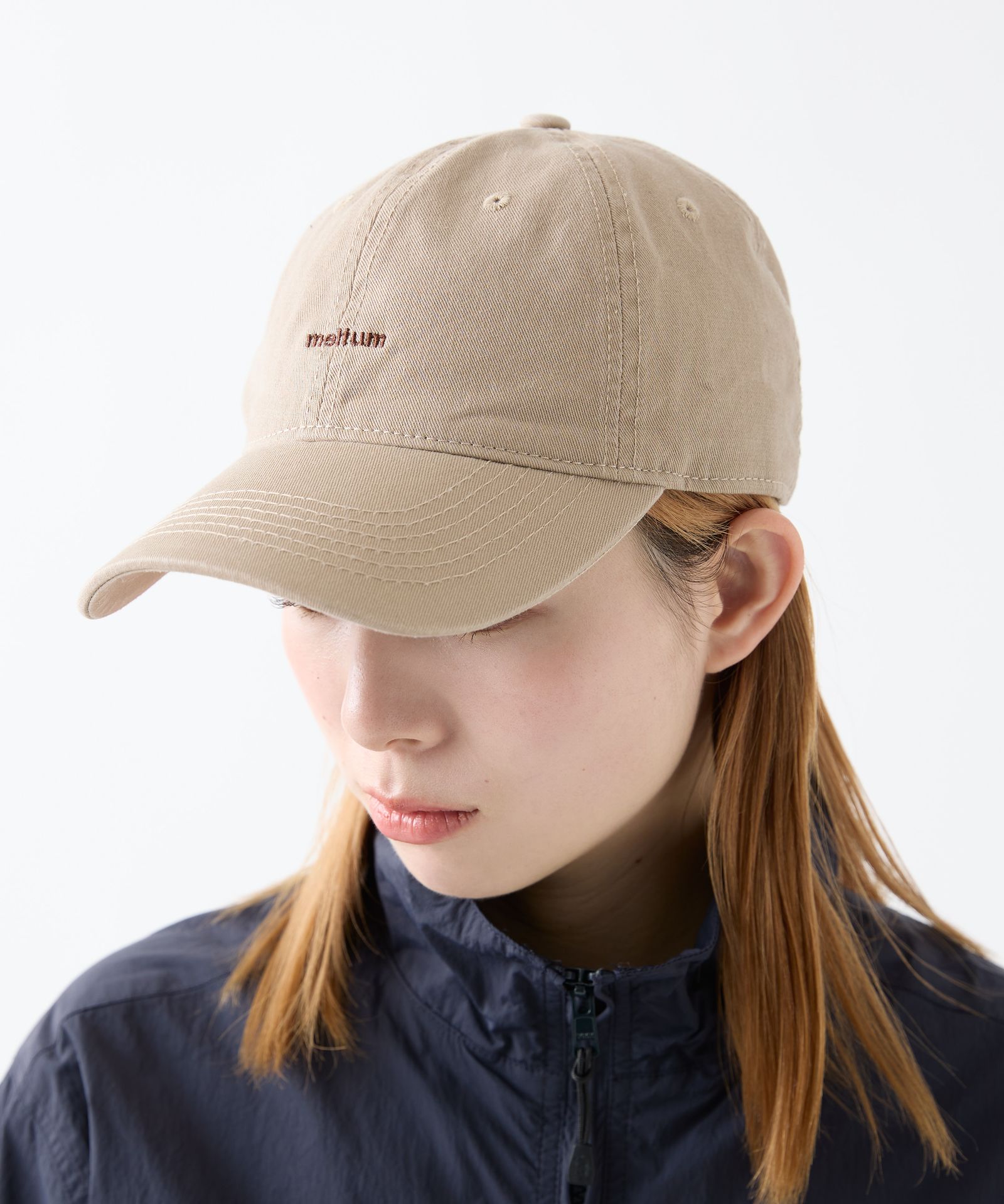Basic Logo Cap / ベーシック ロゴ キャップ/ ベージュ / MTM-HT-0334-25-A
