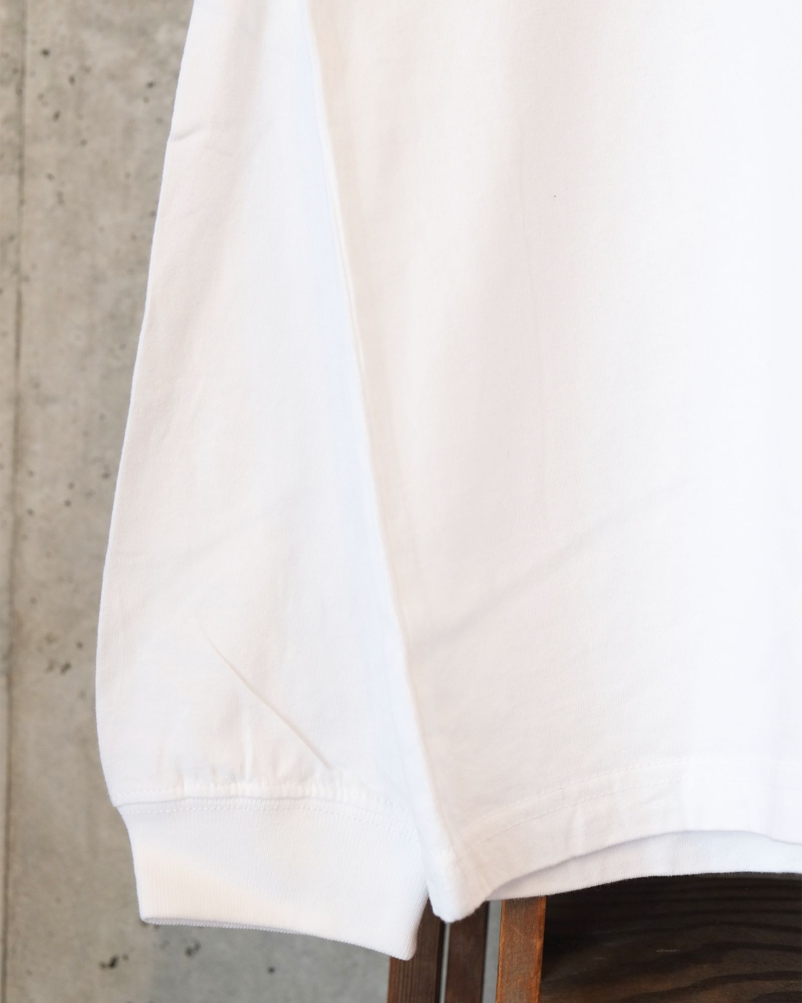 Abstract Photograph L/S Tee / ロングスリーブ Tシャツ / ホワイト / MW-CT26102