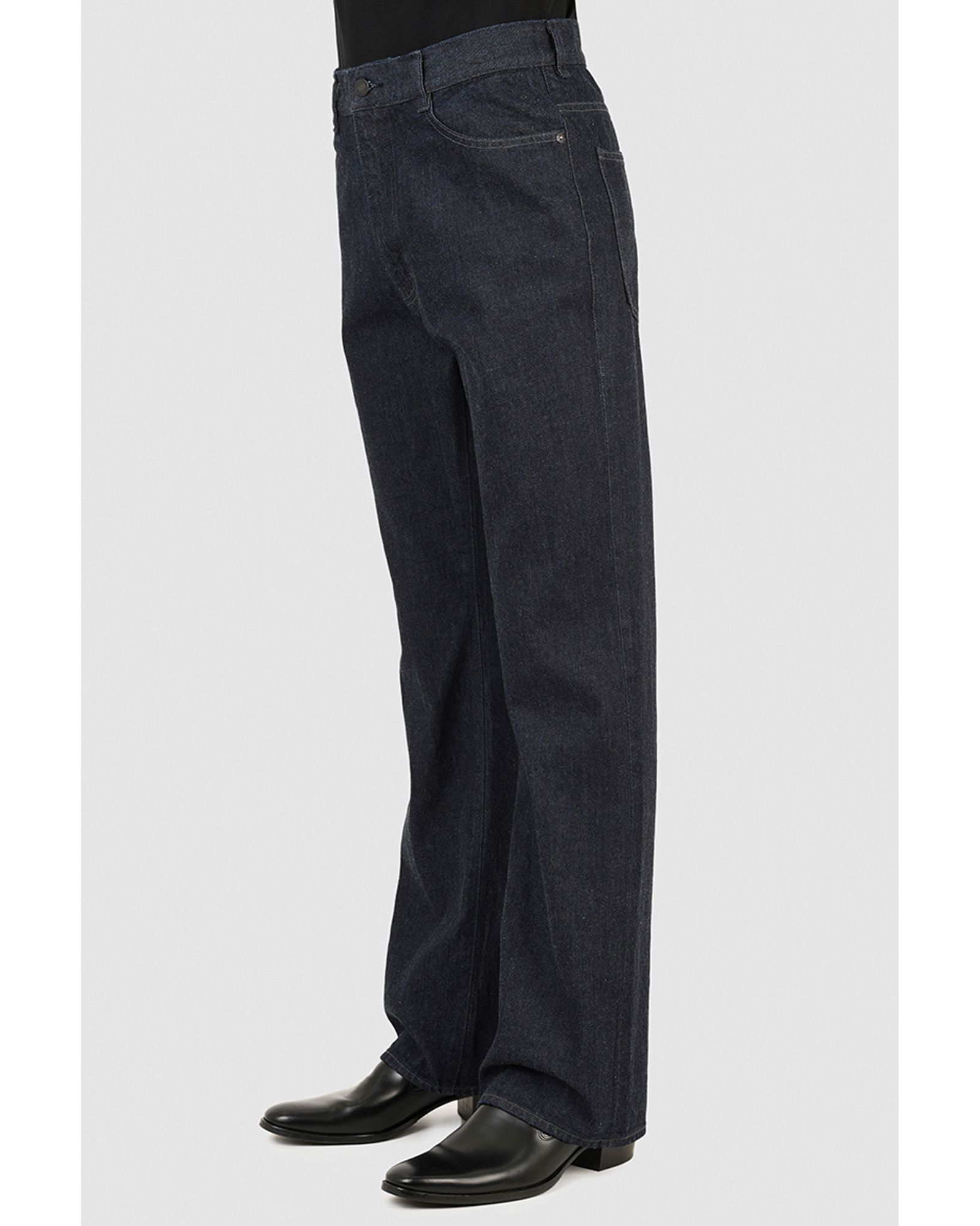 LAD MUSICIAN - 12oz Slim Flare Denim Pants | fakejam
