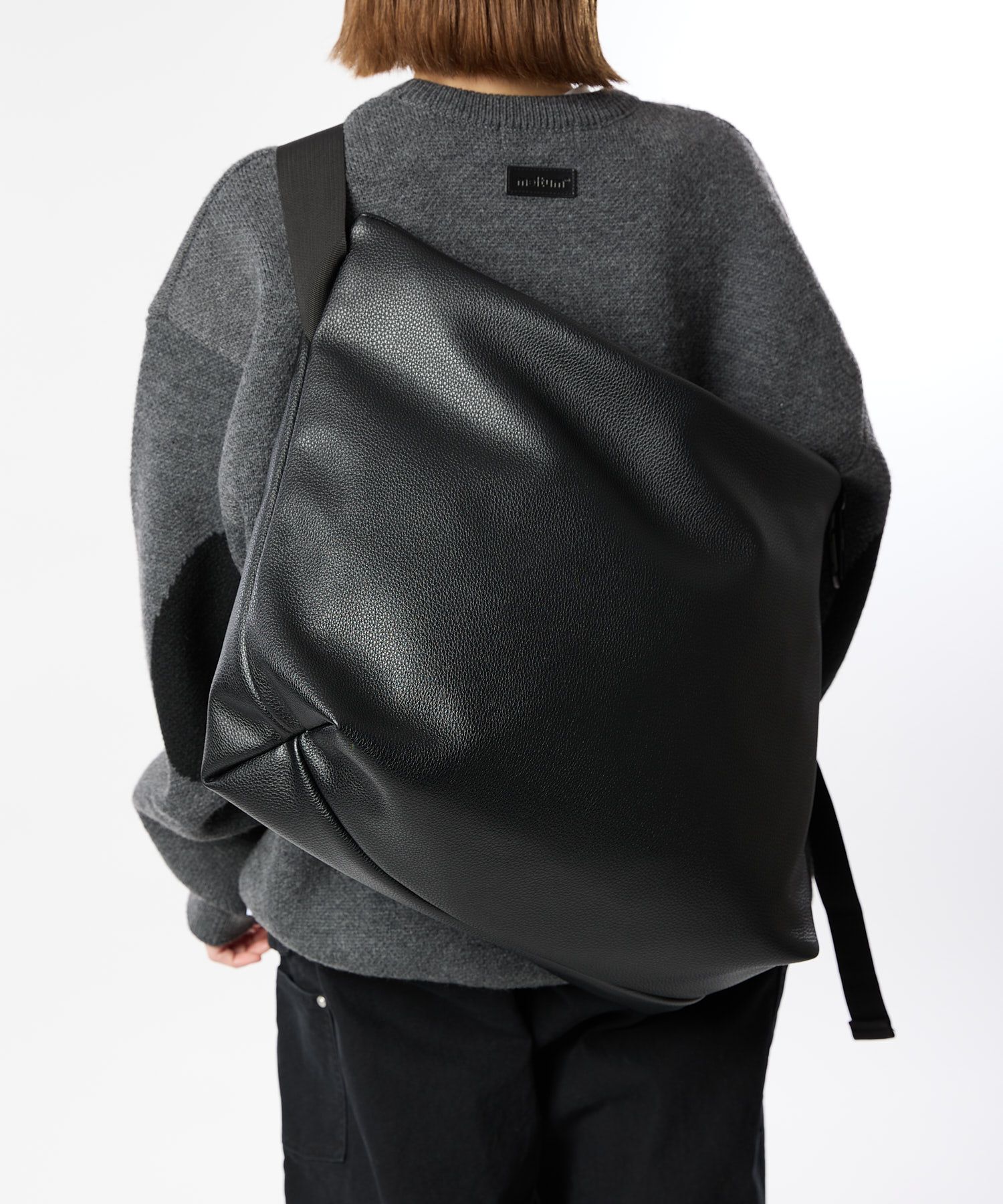 LEATHER MESSENGER BAG / レザー メッセンジャーバッグ / ブラック /  MTM-BG-0304-25-D