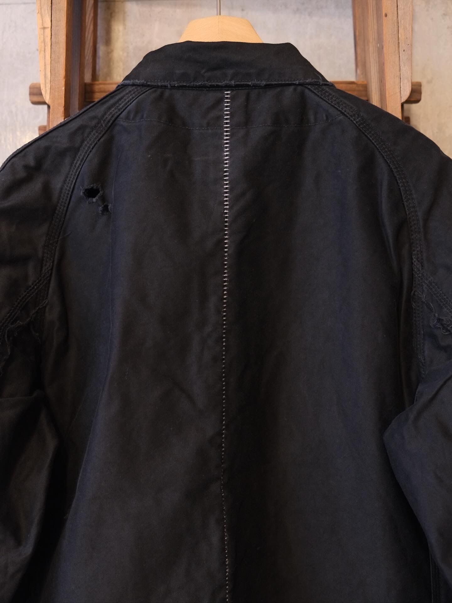 Chore Jacket With Damaged(PIGMENT DYED MOLESKIN)