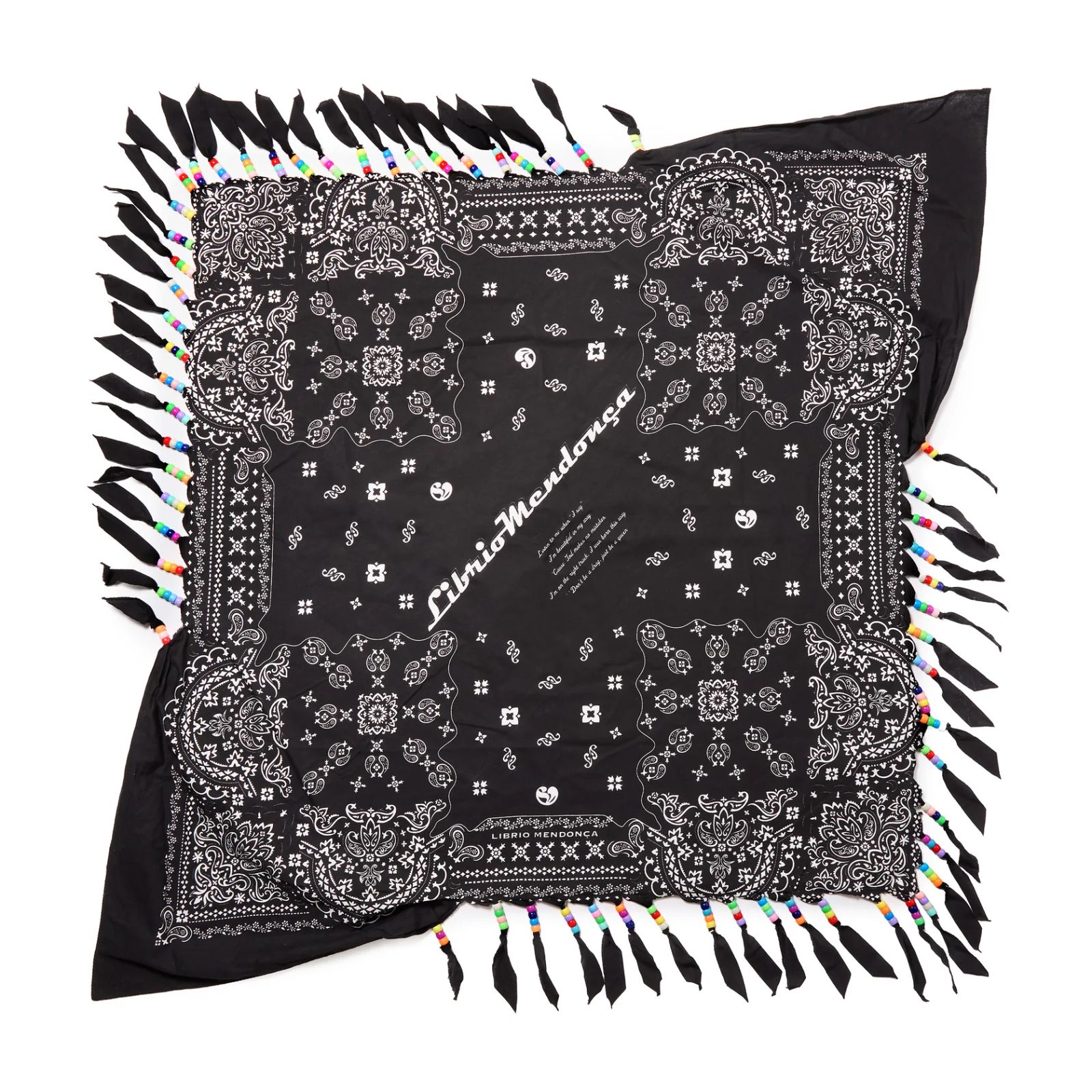 Bigsize Heart Fringe Bandana