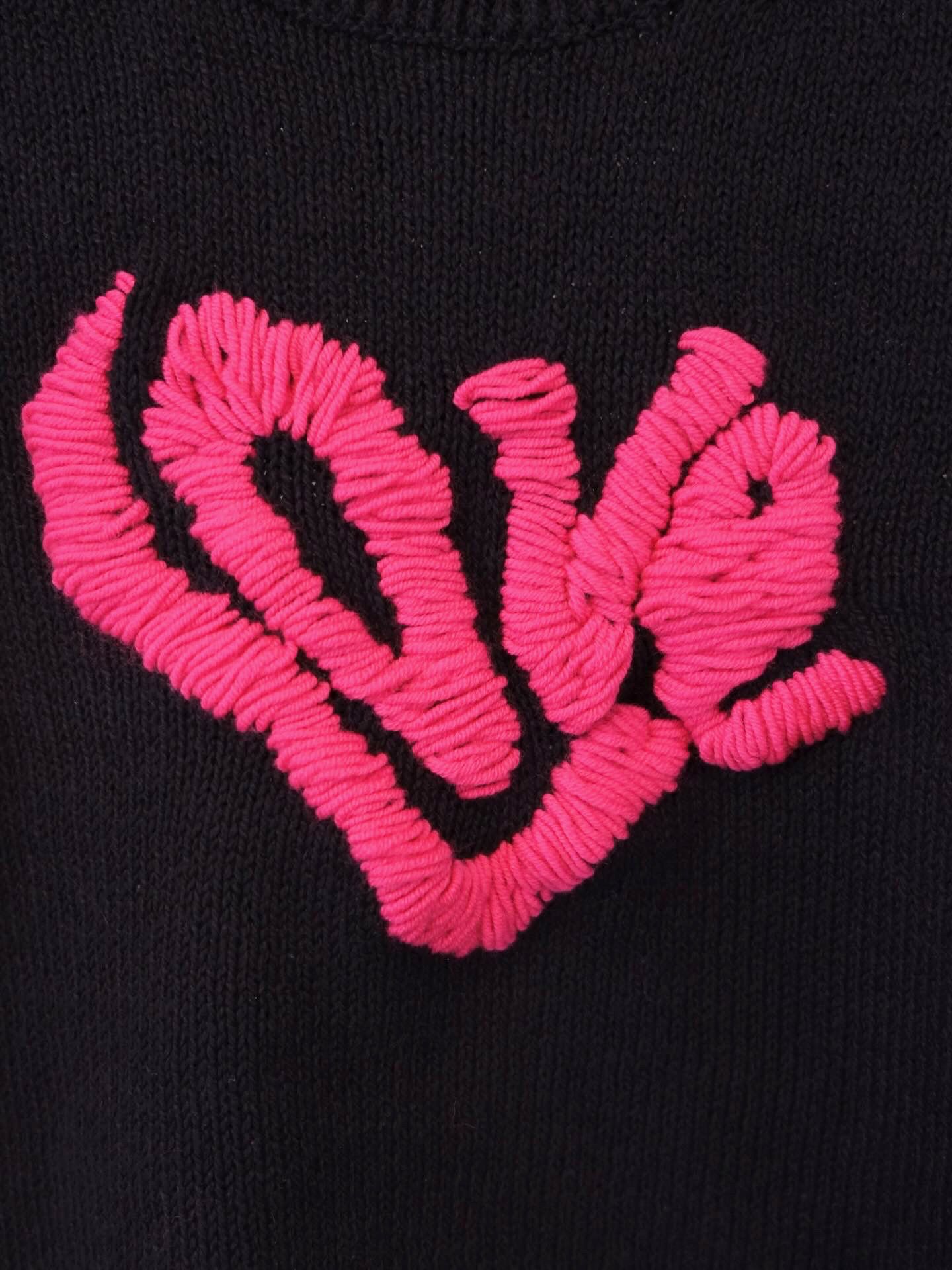 Message Tee / Black"LOVE"
