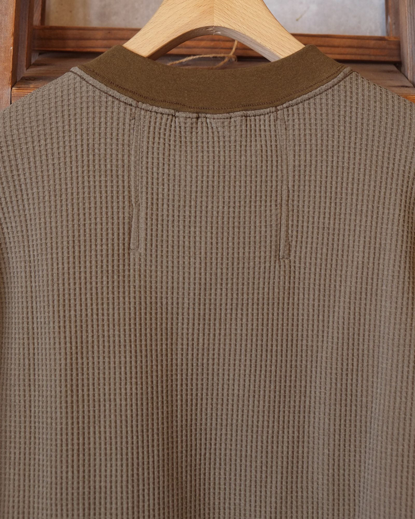 SOLOTEX Waffle S/S Tee / ショートスリーブTシャツ / カーキ /MW-CT26106
