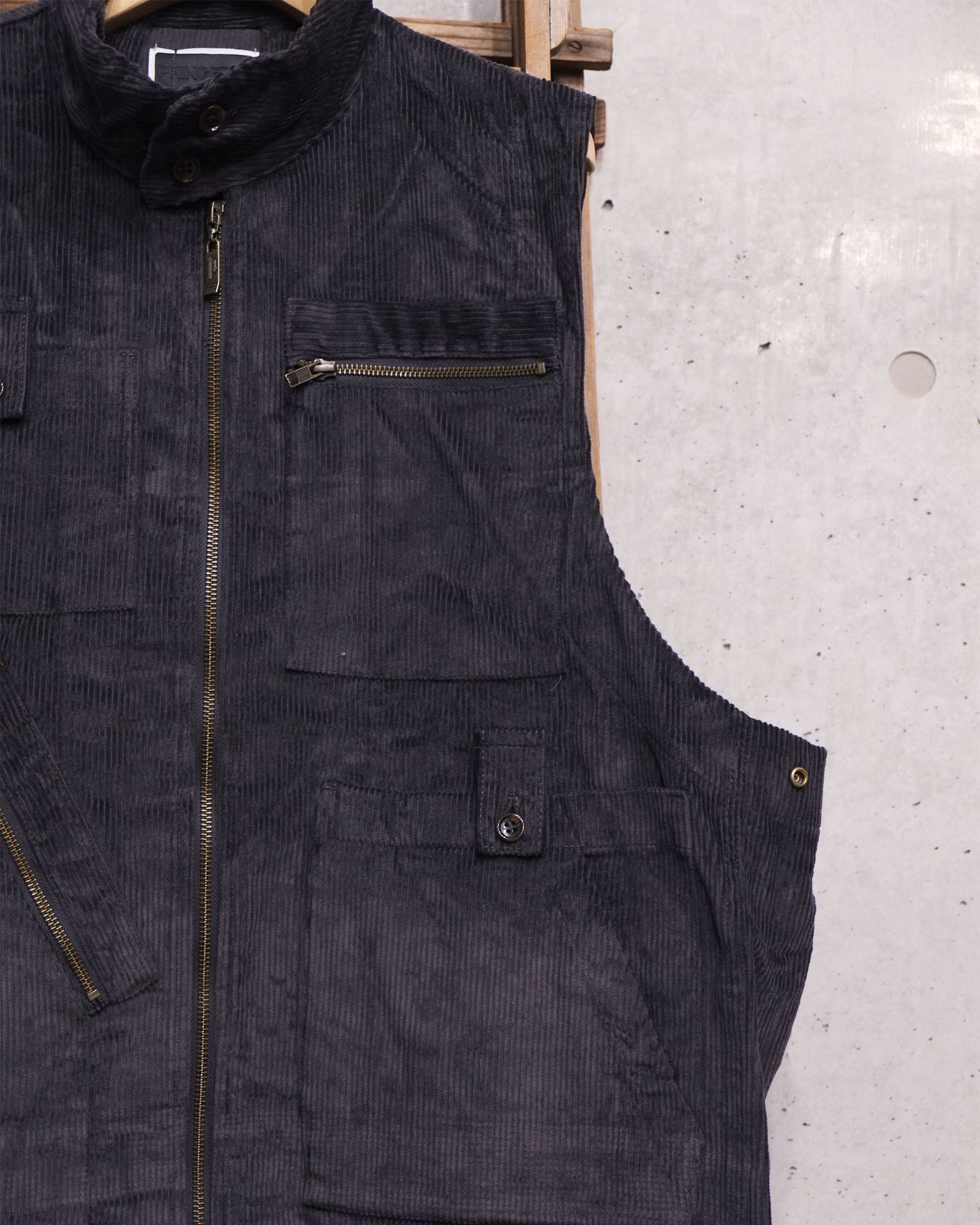 Double Cord Jacket / コーデュロイジャケット / チャコール / PD-262-JK-041
