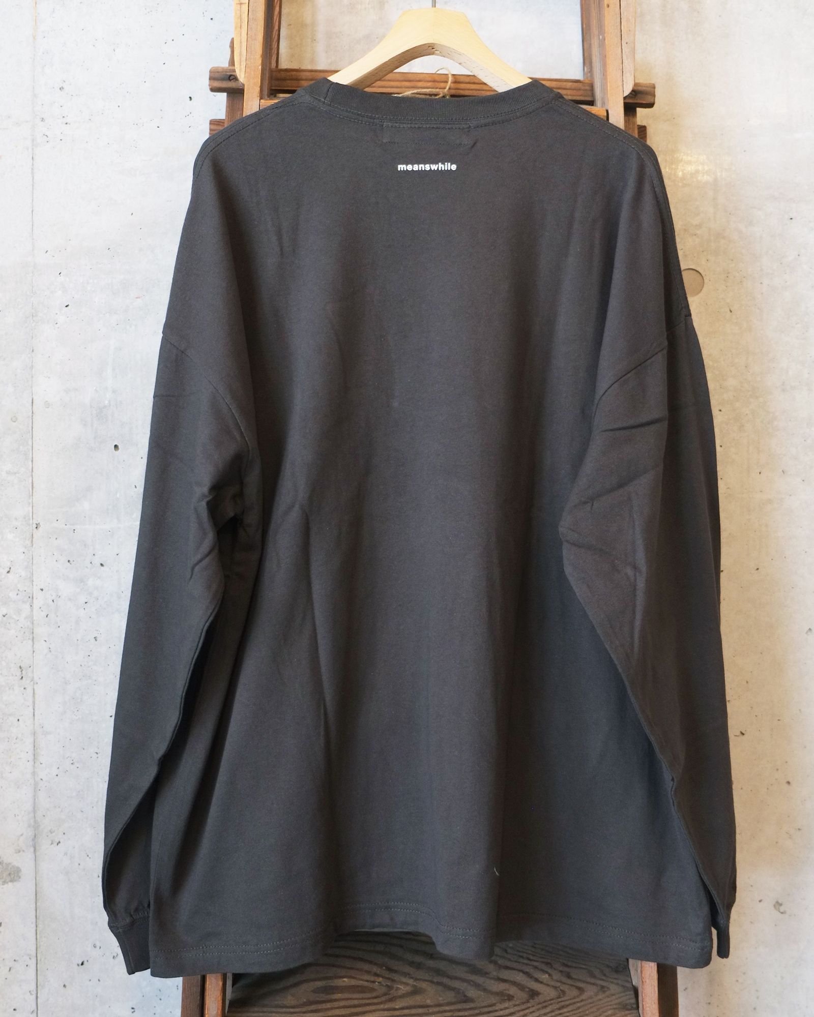 Abstract Photograph L/S Tee / ロングスリーブ Tシャツ / チャコール / MW-CT26102