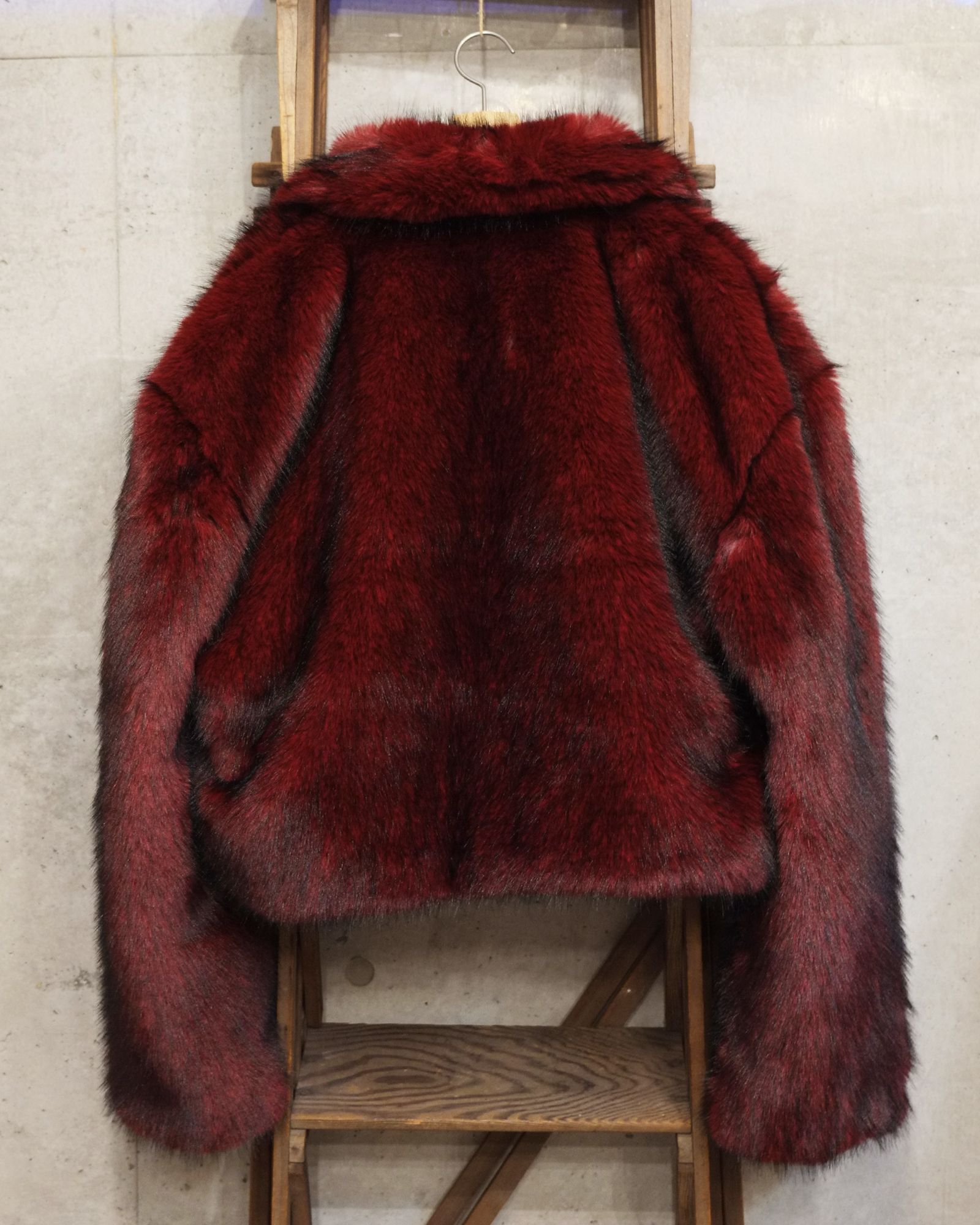 Reversible Fur Jacket / ファー ブルゾン / レッド / LM-26aw-2205