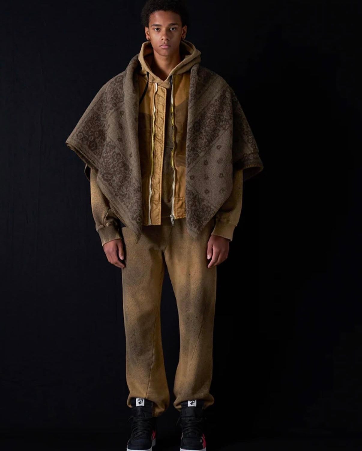 Hand Dye Twist Pants