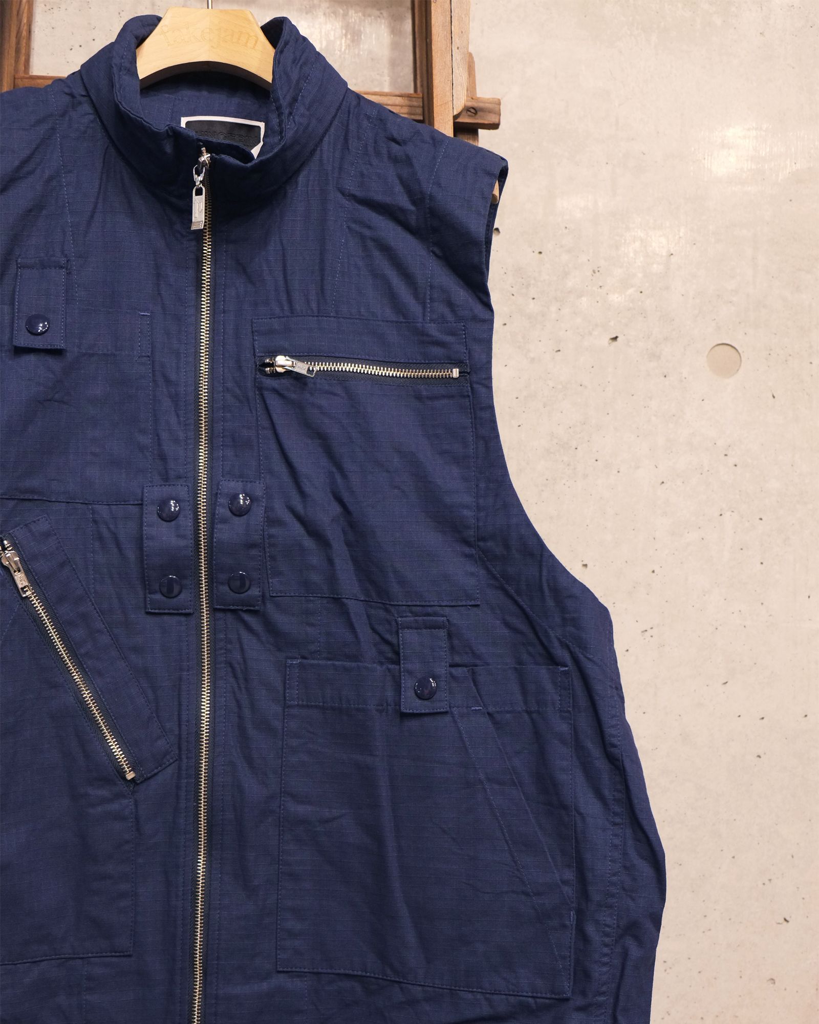 Visor Double Zip Jacket / ワークジャケット / ネイビー / PD-262-JK-091