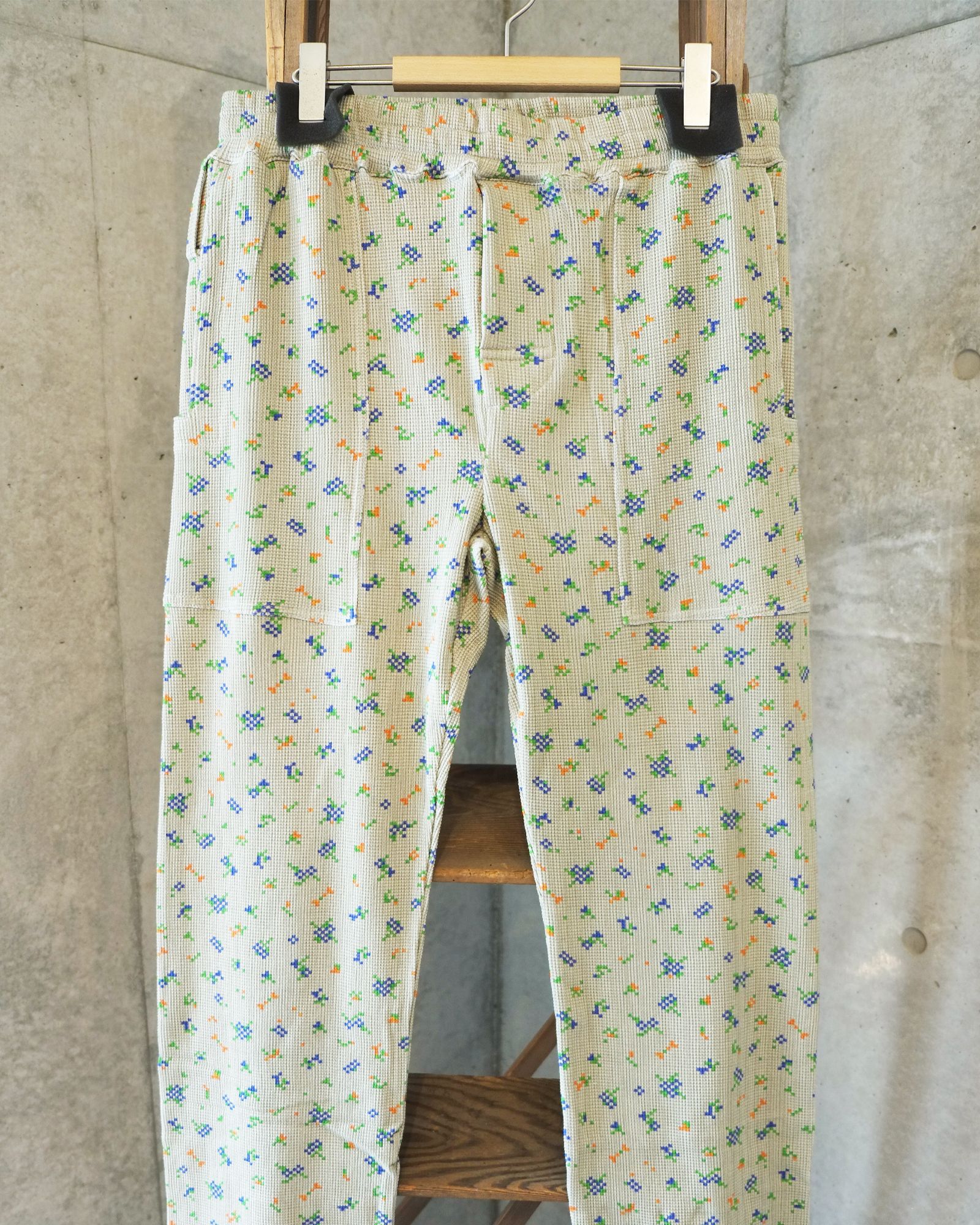 Flowe Waffle Pants / ワッフル パンツ / ベージュ / PD-262-BT-081