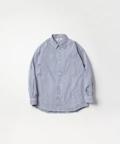 LOOSE STRIPE SHIRT L/S / ルーズ ストライプ シャツ / ネイビー / MTM-SH-0266-24-B