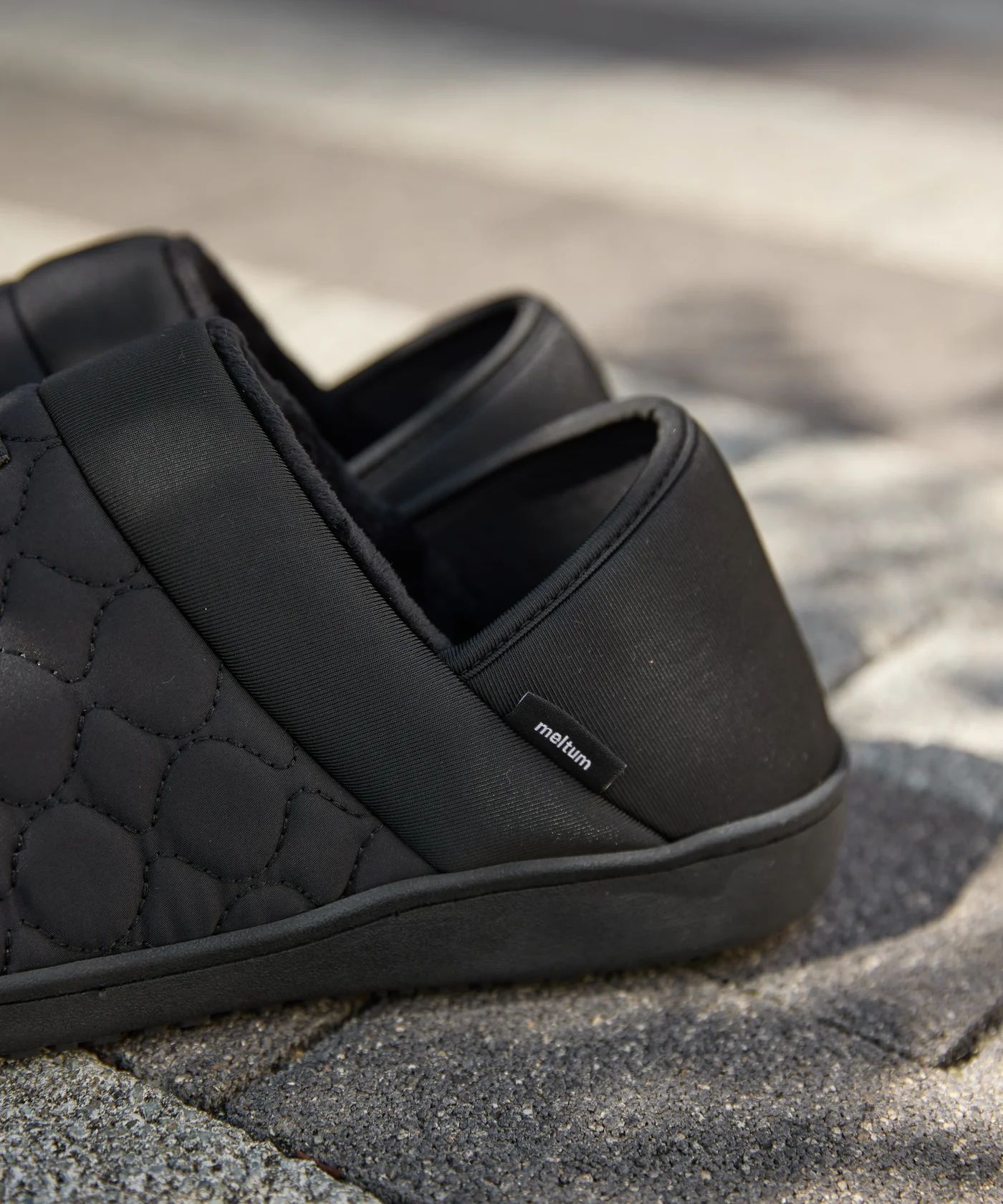 QUILT MOC SHOES / キルティング モックシューズ / ブラック / MTM-SS-0241-24-C