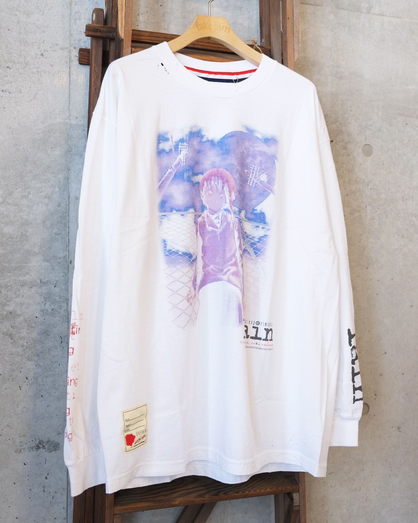 SEV vs Layer L/S TEE / ロングスリーブ Tシャツ / ホワイト / CT-SV-NRA-1010