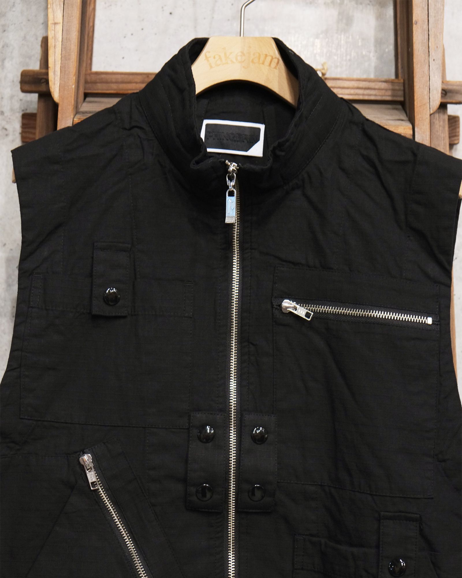 Visor Double Zip Jacket / ワークジャケット / ブラック / PD-262-JK-091