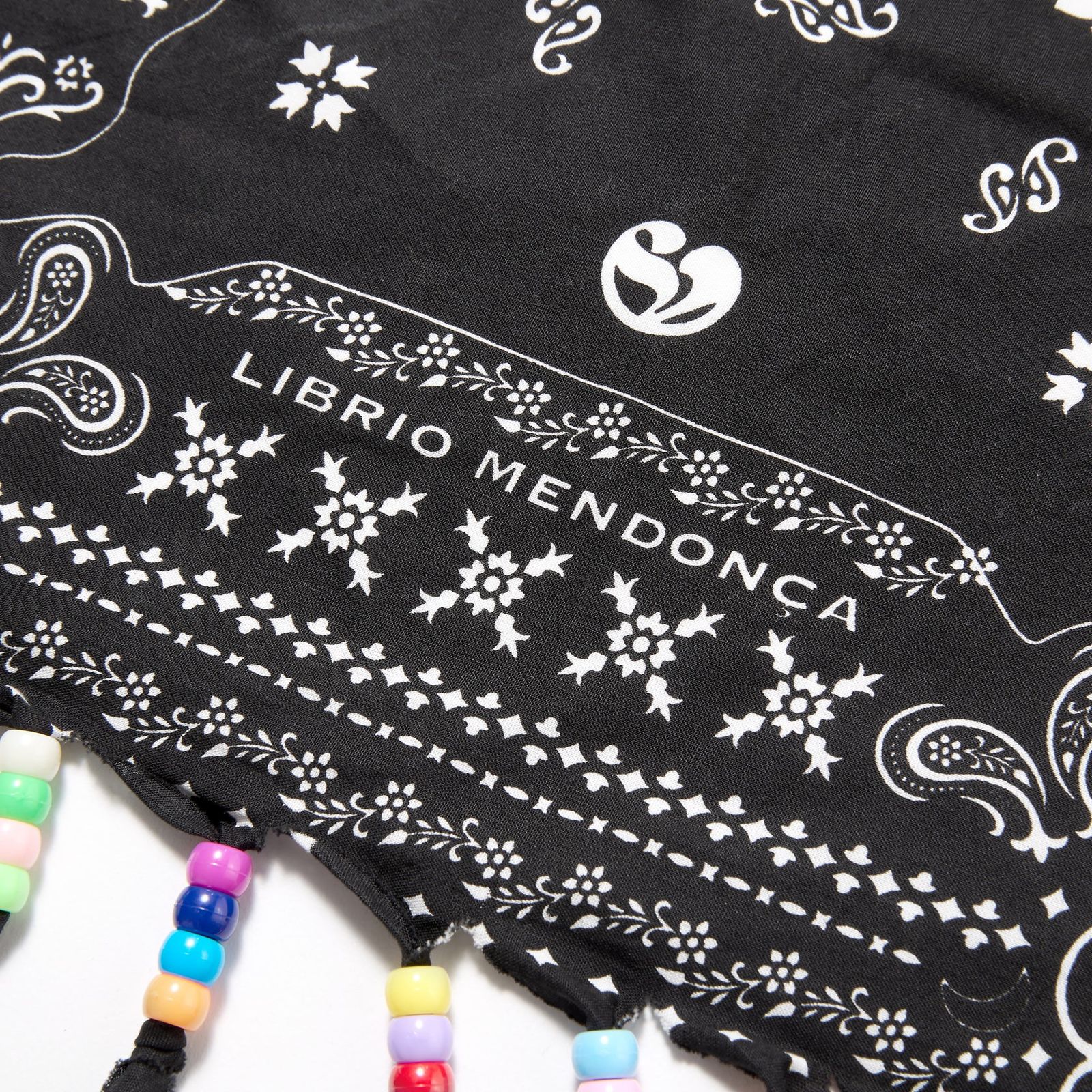 Bigsize Heart Fringe Bandana