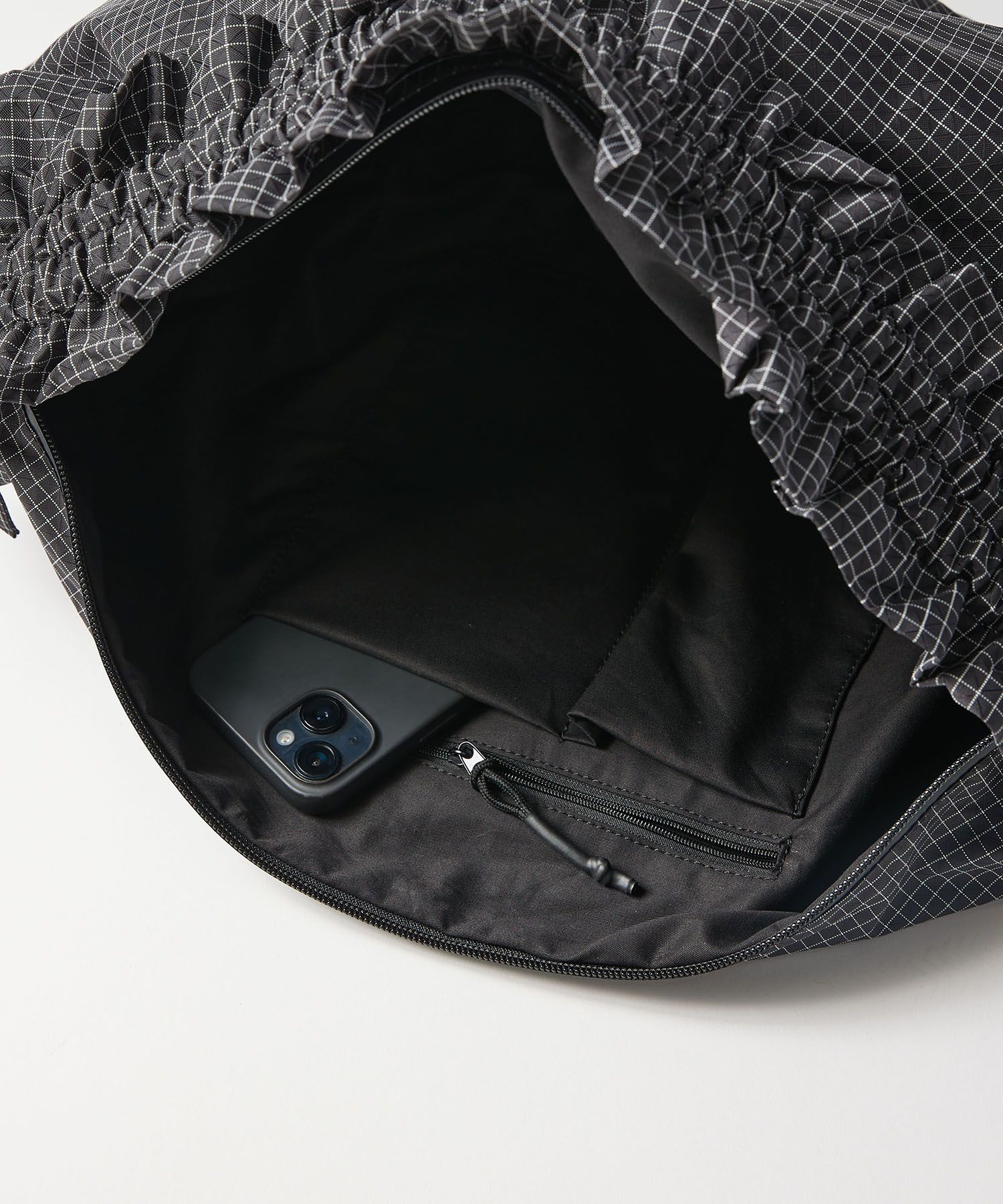 GATHER MESSENGER BAG / ギャザー メッセンジャーバッグ / グラフチェック /  MTM-BG-0372-26-A