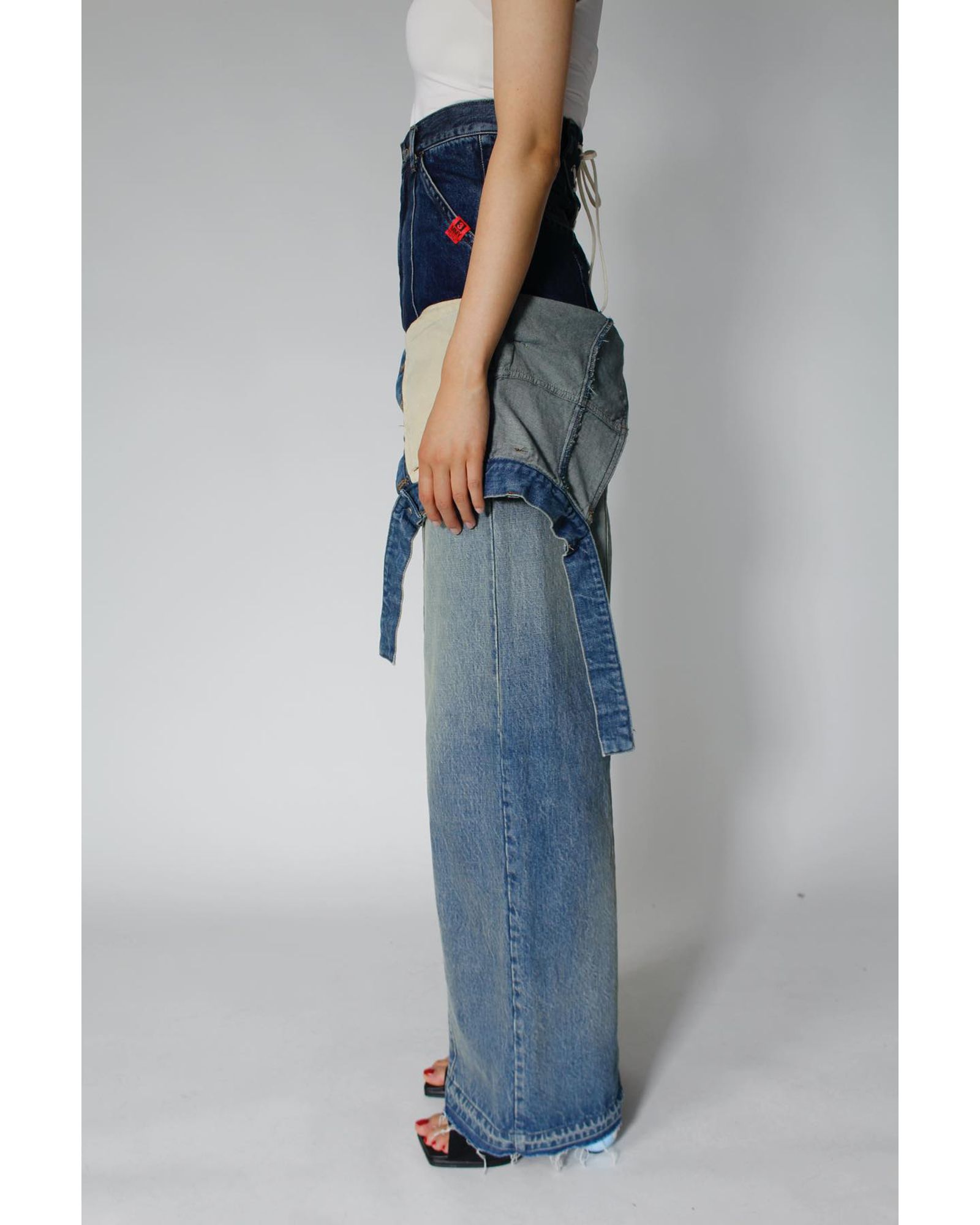 Layer Denim Pants