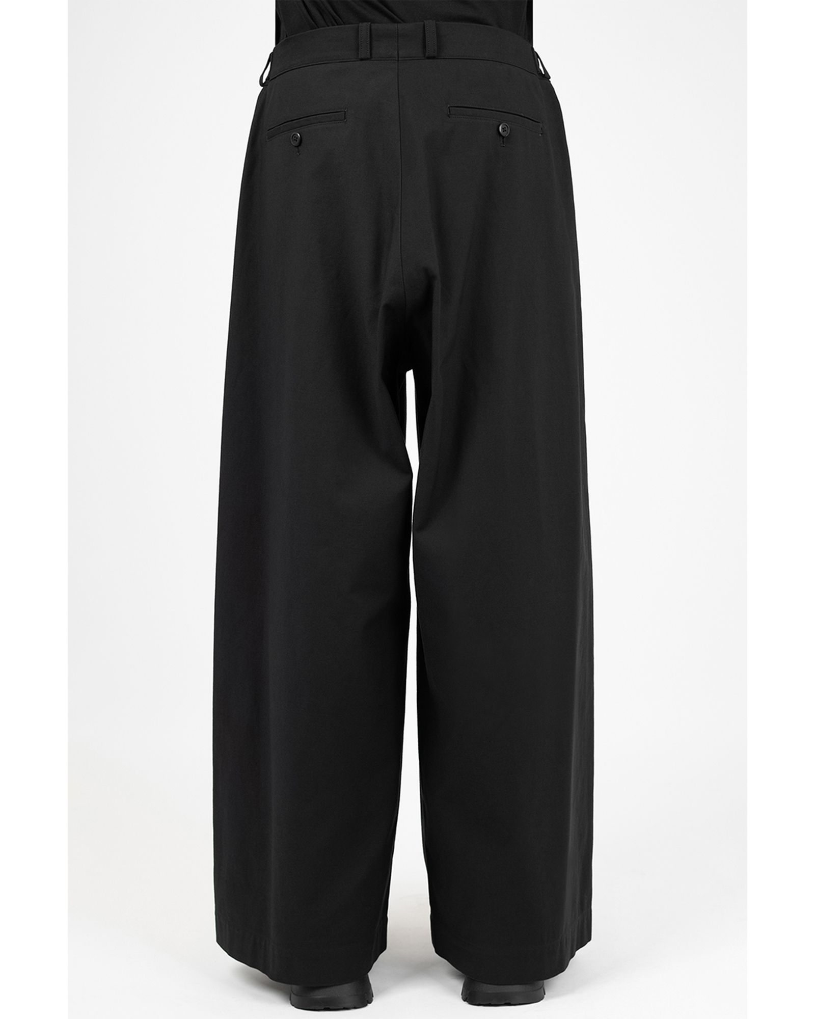 C/N CORDURA BACKSATIN BAGGY PANTS / バギーパンツ / ブラック / 2226-559