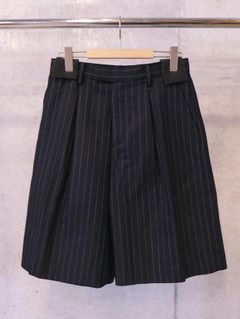 Stripe Wide Harf Trousers