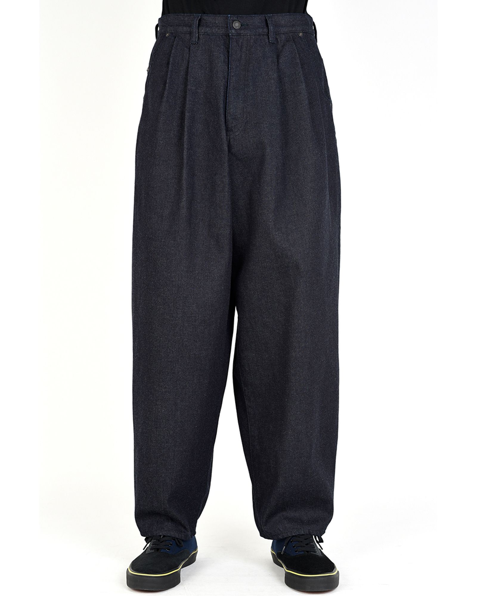 lad musician 2tuck wide pants - スラックス