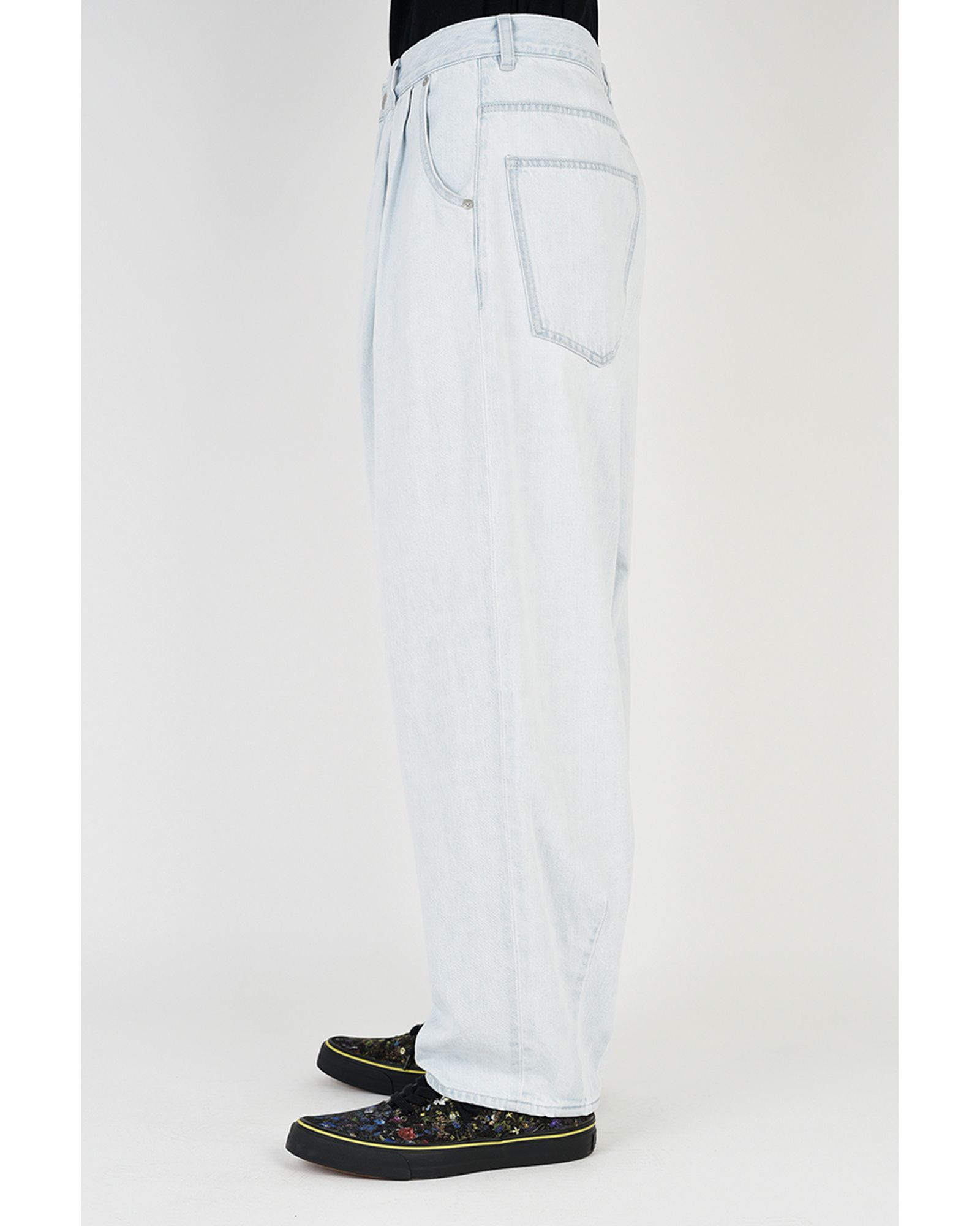 ラッドミュージシャン ワイドデニムパンツ LAD MUSICIAN - 13.5oz Wide Flare Denim Pants | fakejam