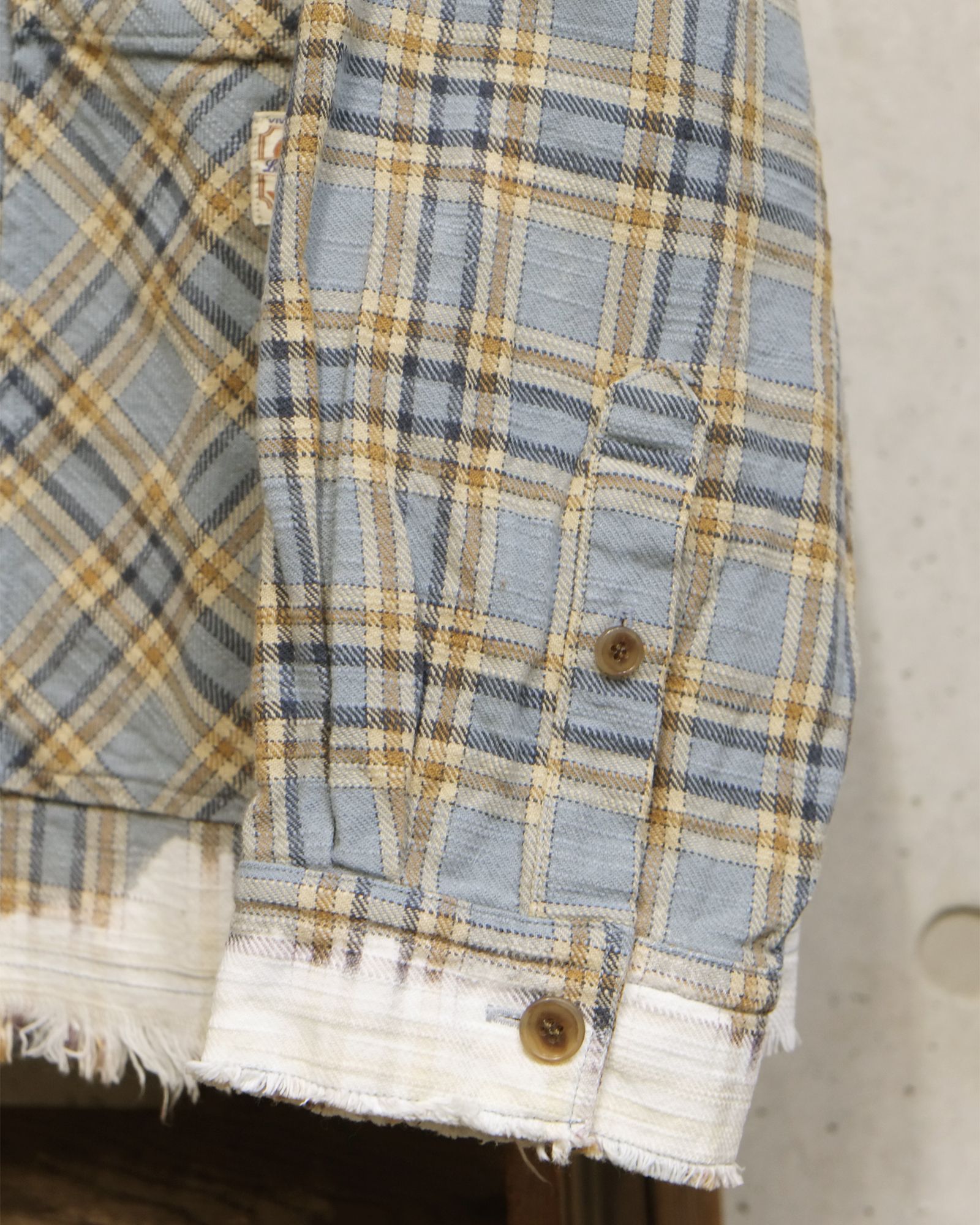 Docking Check Shirt / シャツ / ブルー チェック / LM-26aw-2218