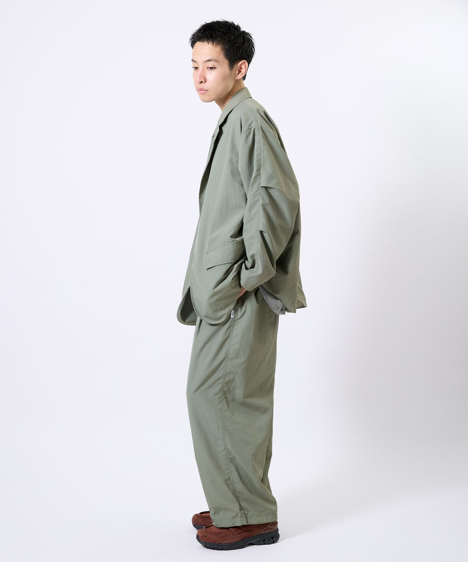 Supplex® DAILY LOOSE 2B JACKET / ルーズ 2Bジャケット / グレー / MTM-JK-0384-26-C
