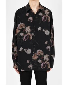 Dechine Paint Flower Big Shirt / 長袖シャツ / 総柄 / ビッグシルエット / メンズ