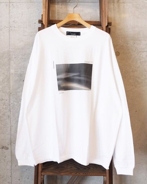 Abstract Photograph L/S Tee / ロングスリーブ Tシャツ / ホワイト / MW-CT26102