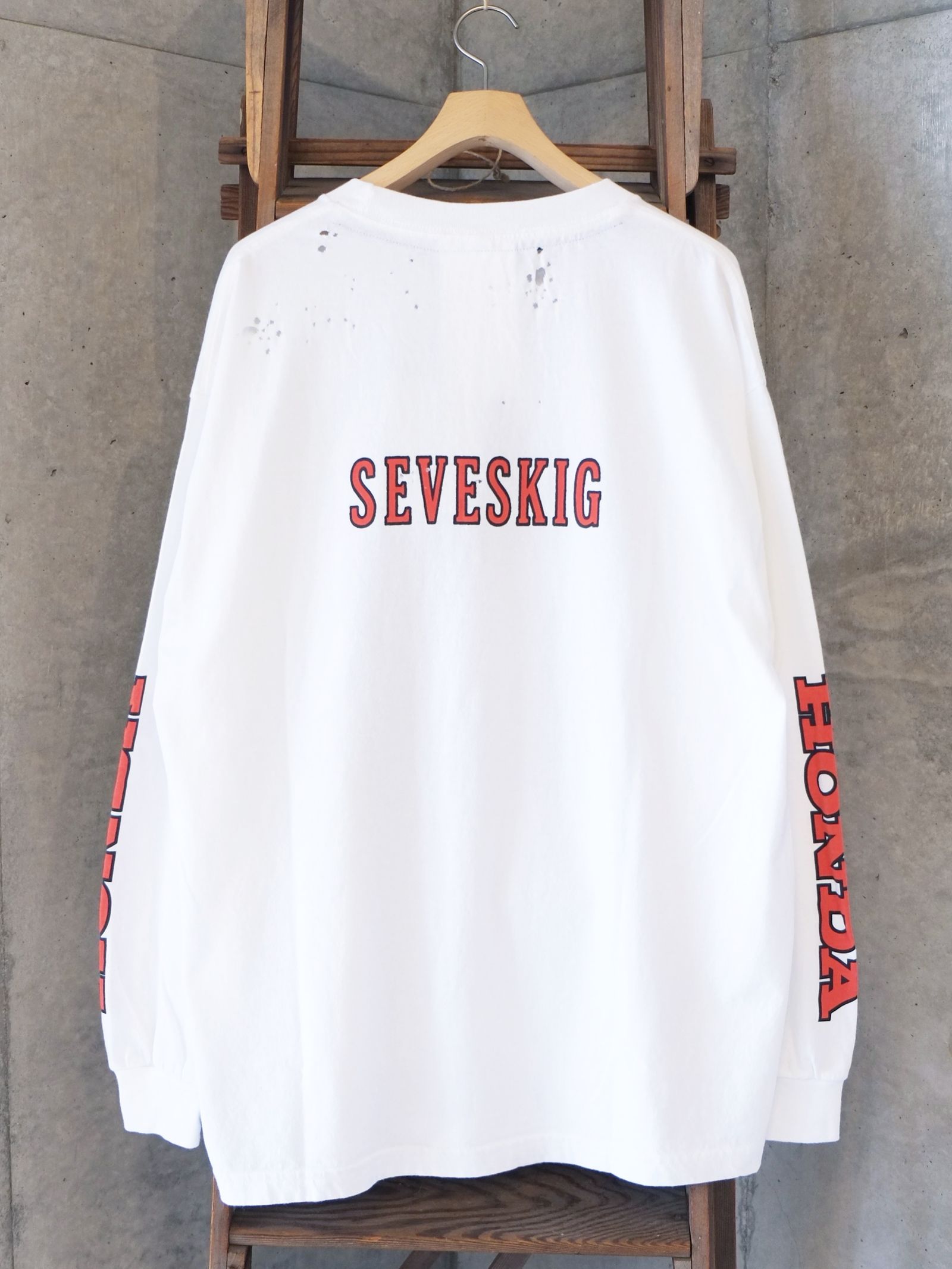 Honda vs SEV CBX1000 L/SL TEE / ロングスリーブ Tシャツ / ホワイト / CT-SV-NRA-1008