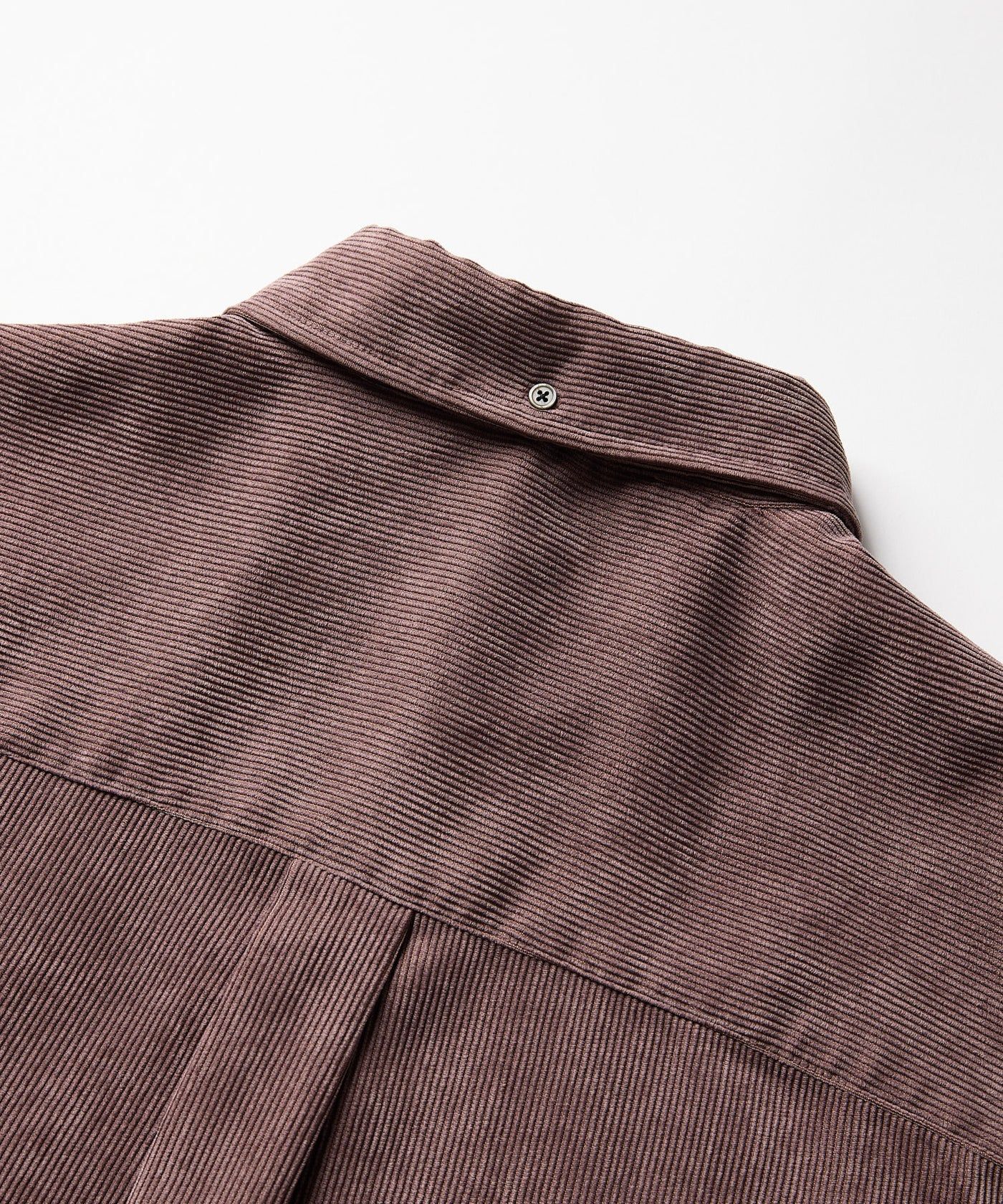 OVERSIZED CORDUROY SHIRT / オーバーサイズ コーデュロイ シャツ / レディッシュブラウン / MTM-SH-0164-23-C
