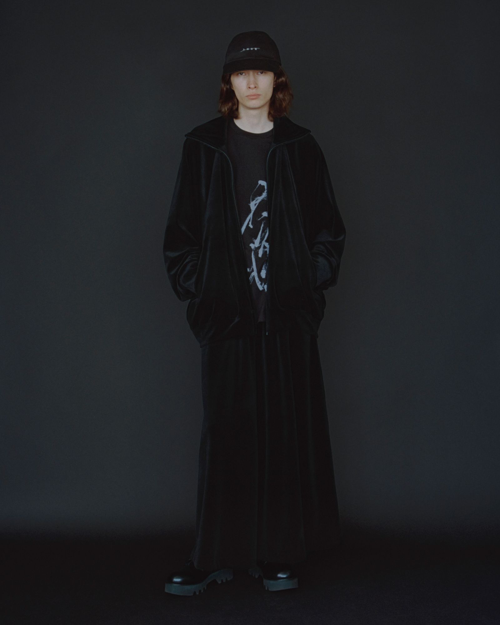 Velour Wide Flare  Pants