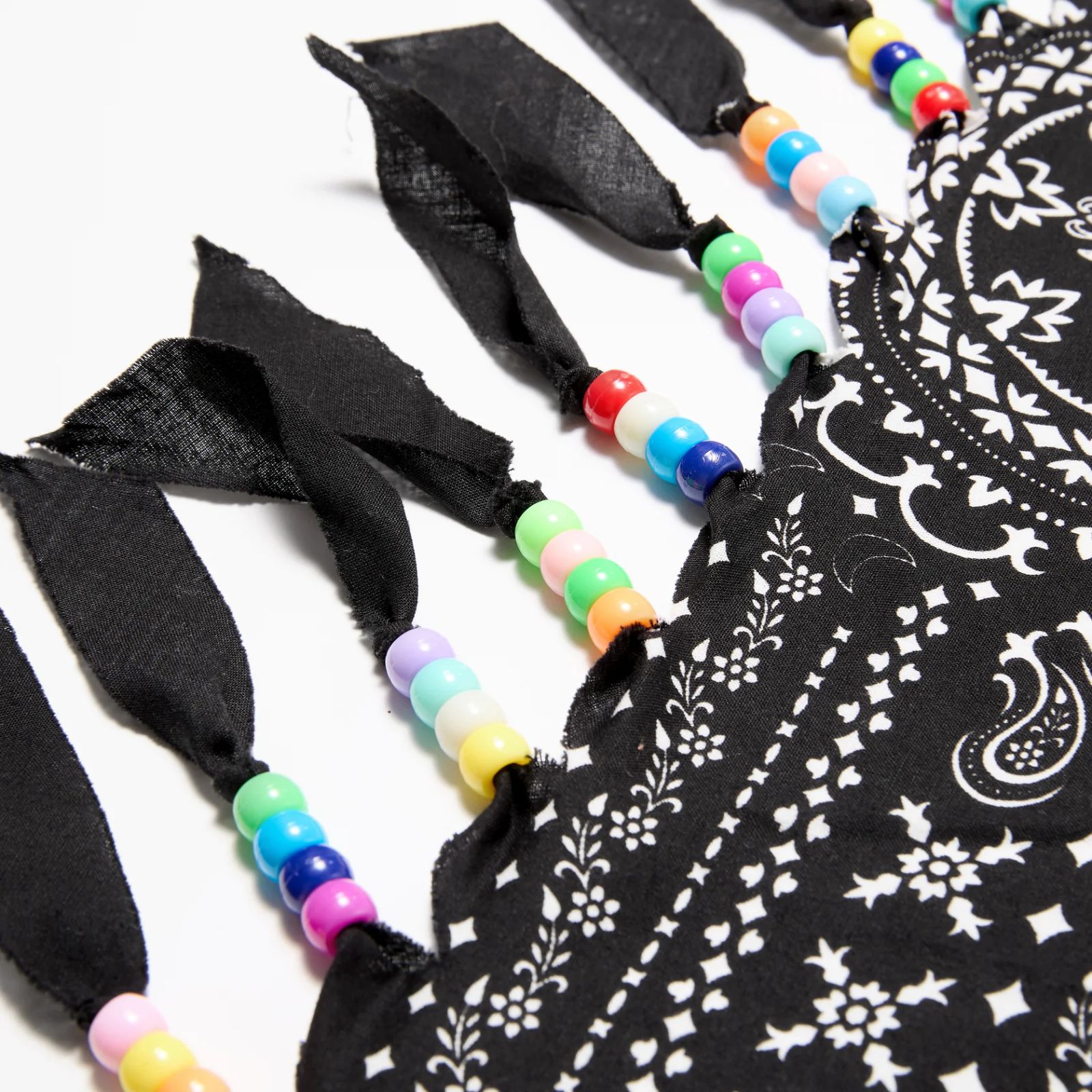 Bigsize Heart Fringe Bandana