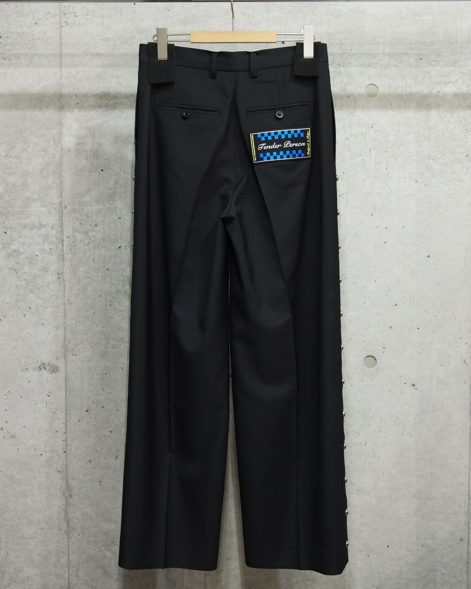 Ball Studs Wide Slacks Pants
