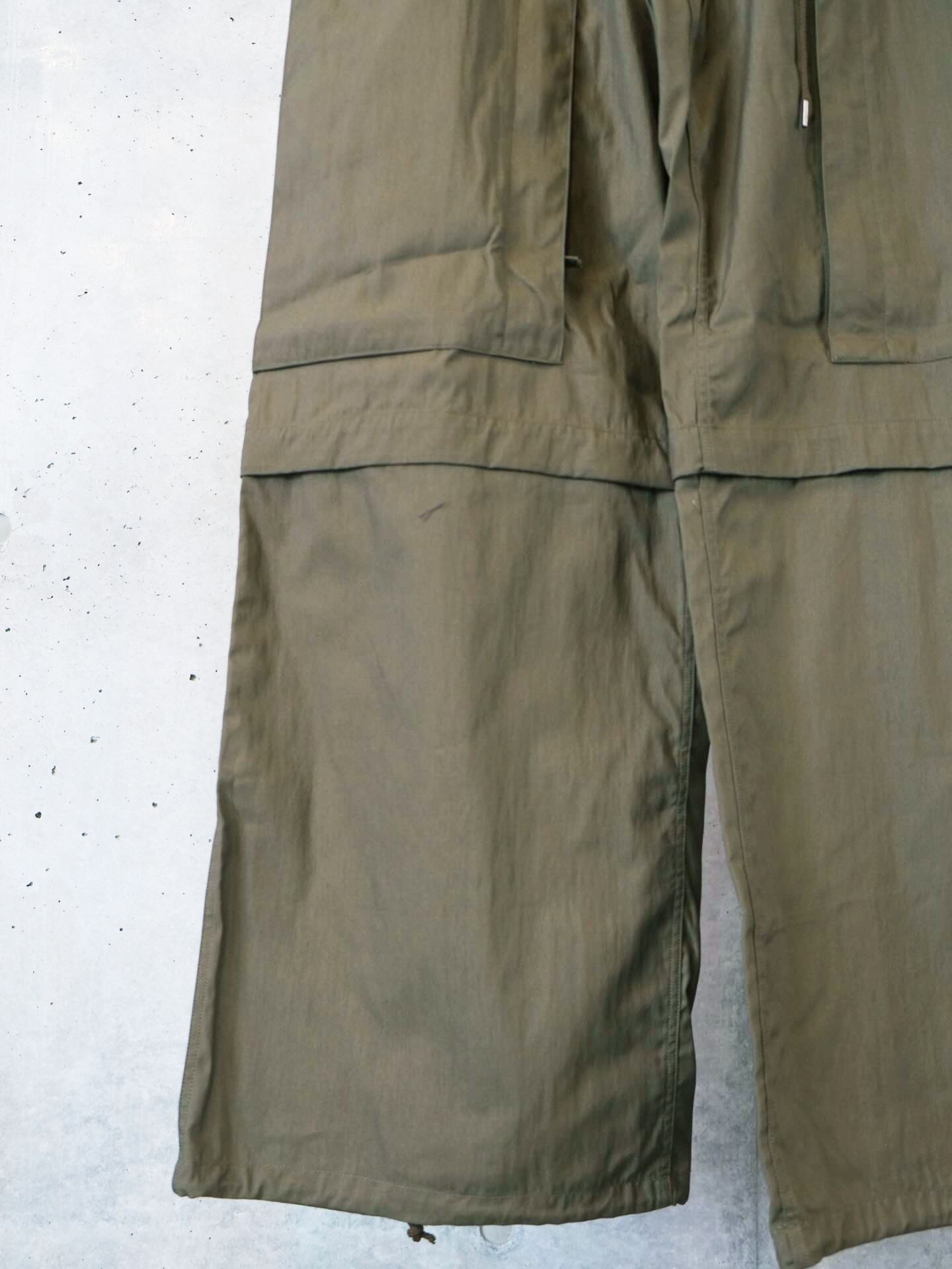 Military Suoer Wide Trouser