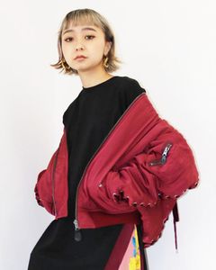 Lace Up MA-1 Blouson